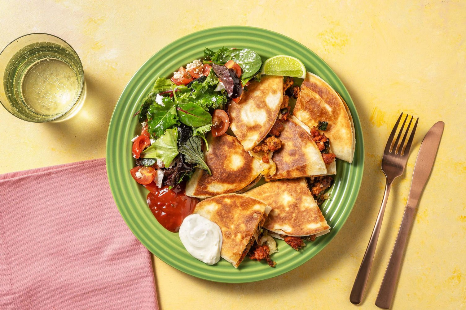Chorizo Quesadillas Recipe HelloFresh