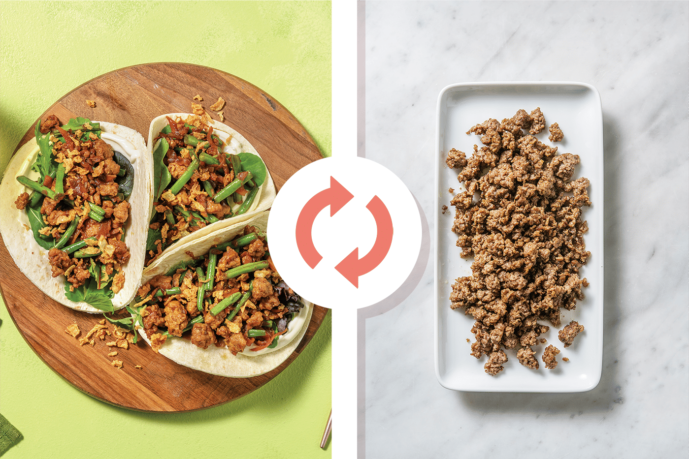 Quick Asian Caramelised Beef Tacos Recipe HelloFresh