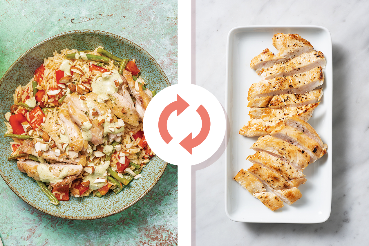 Easy Garlic Chicken Breast & Rice Bake Recipe HelloFresh