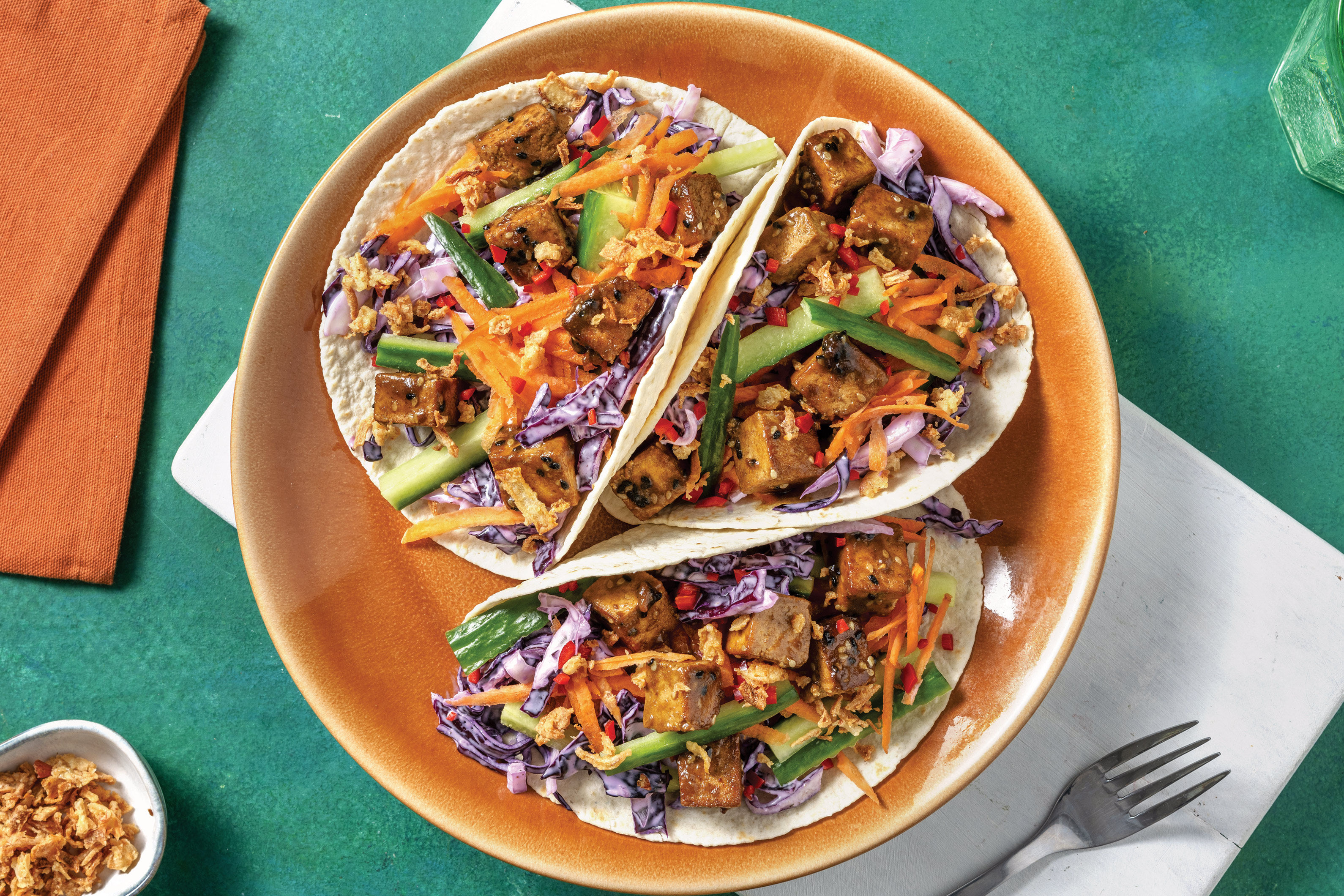 Quick Japanese Tofu Tacos Recipe HelloFresh