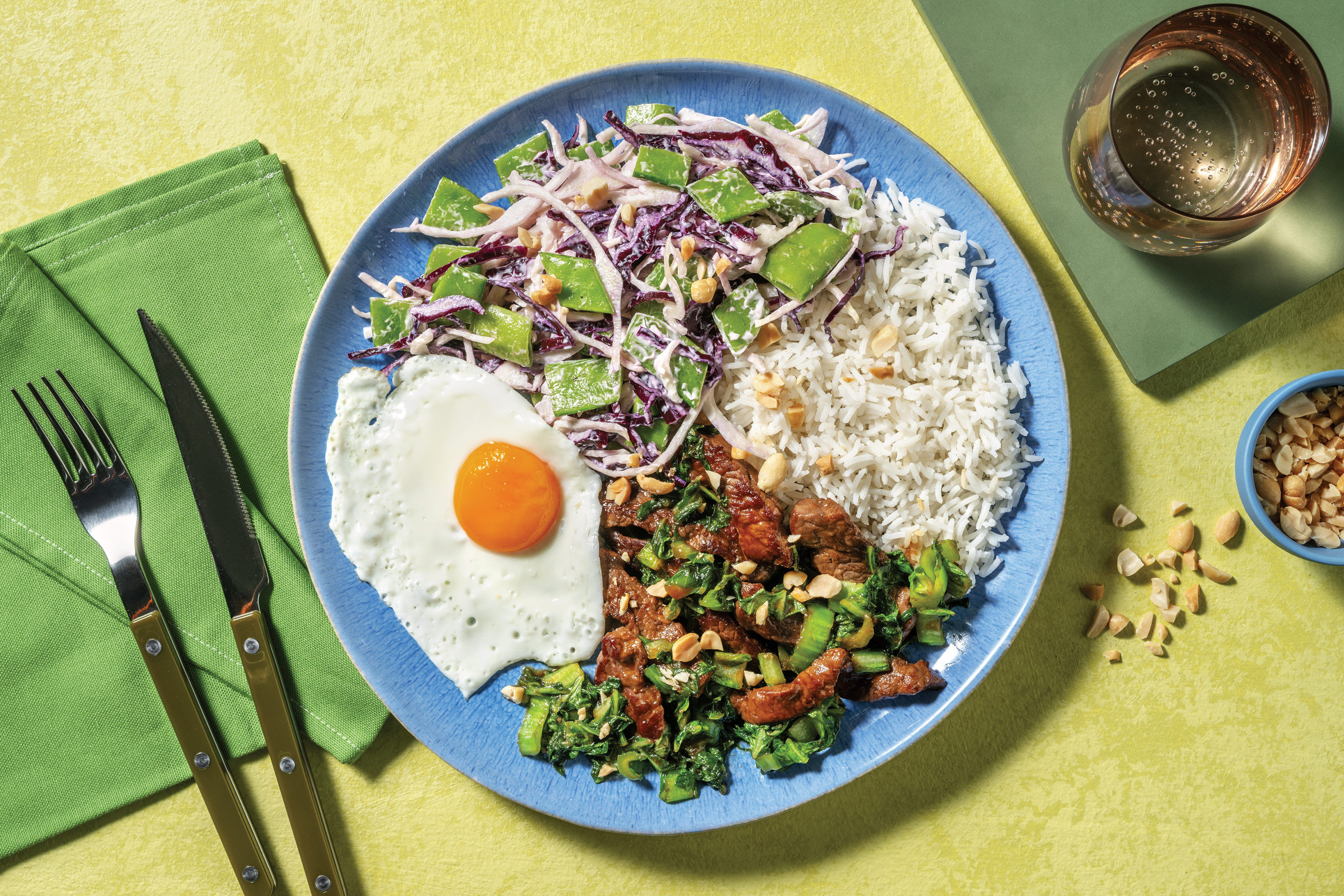 Quick SoyGinger Beef & Asian Greens Recipe HelloFresh