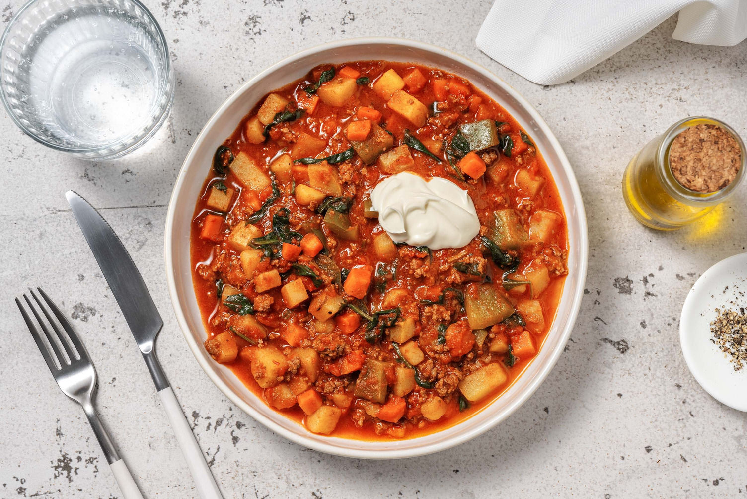 Carb Smart Pepper Pesto Beef Stew Recipe HelloFresh