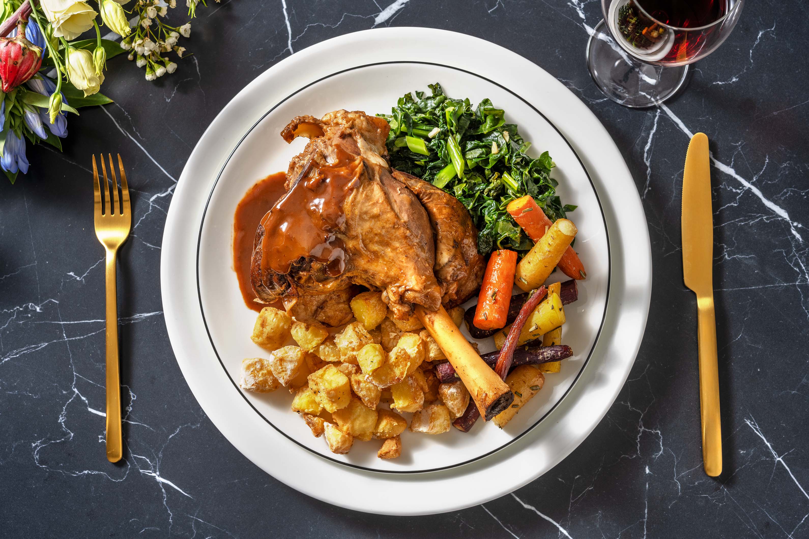 Red Wine Glazed Lamb Shank Recipe HelloFresh