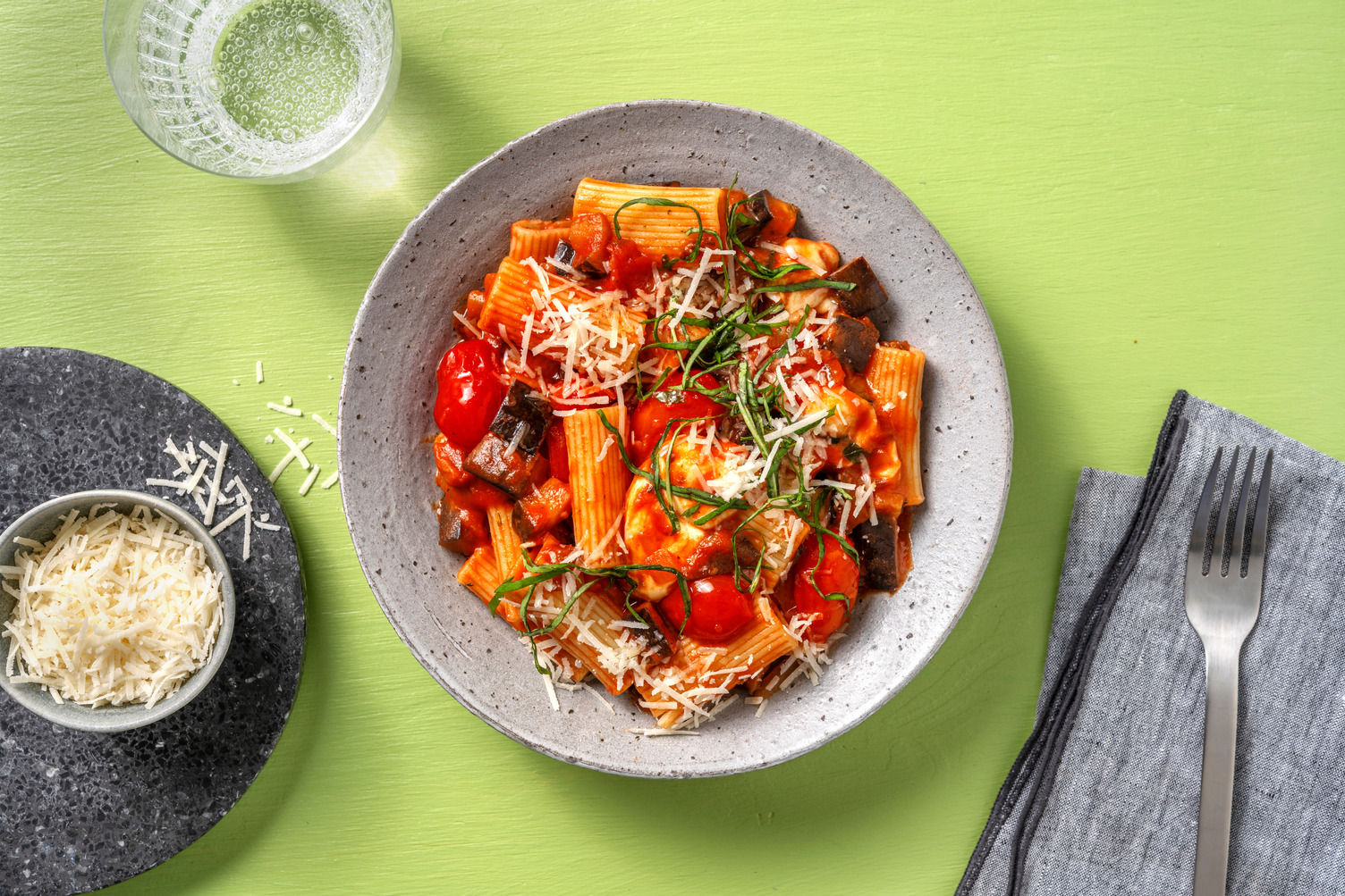 Hellofresh Rigatoni Rigatoni alla norma Recette | HelloFresh