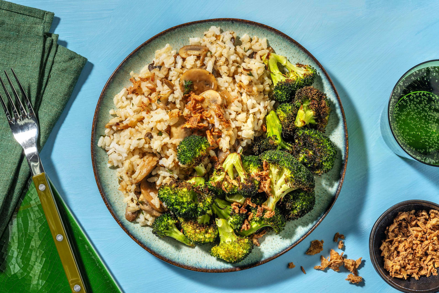 Savoury Mushroom Risotto Recipe HelloFresh