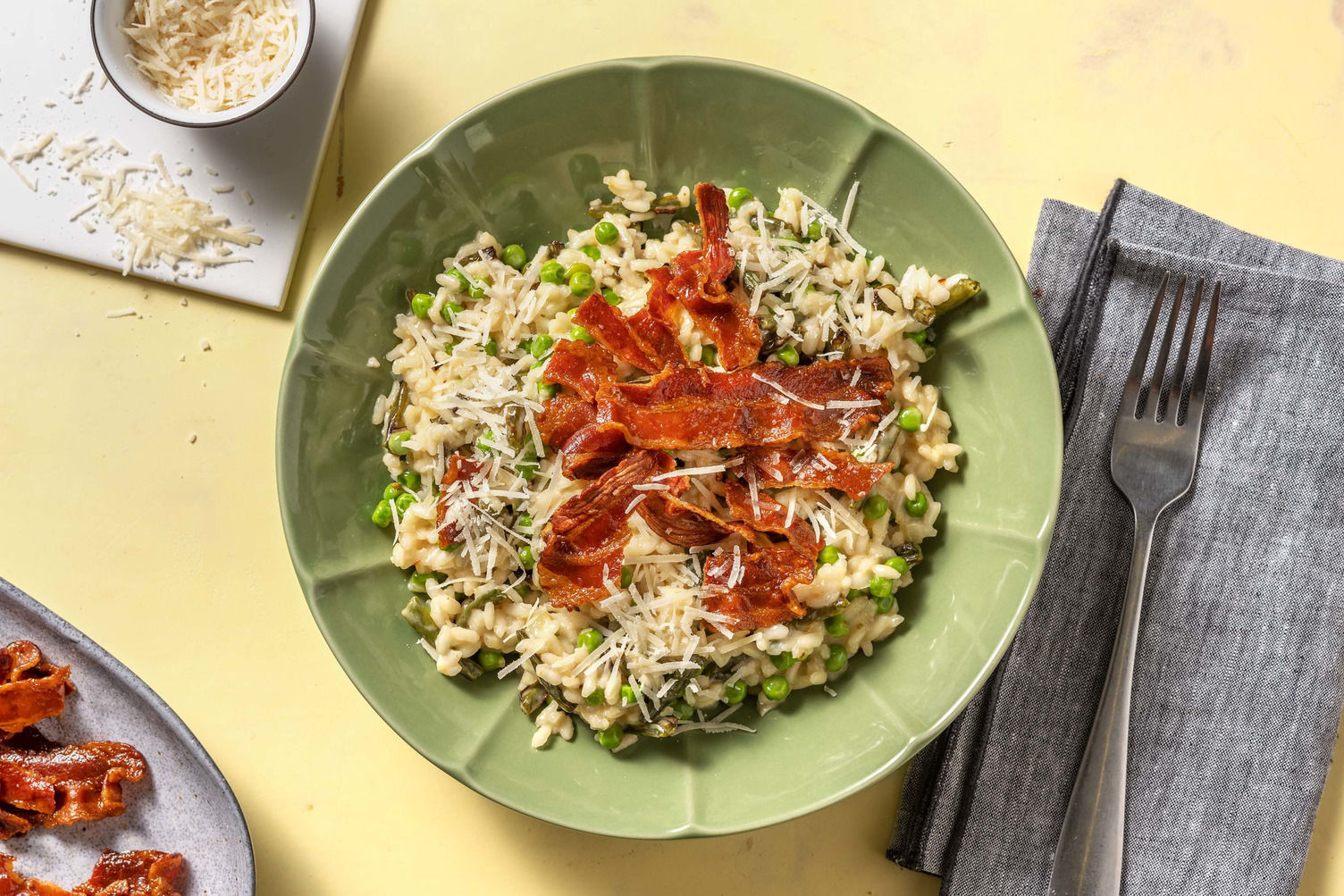 Creamy Bacon Risotto Recipe HelloFresh