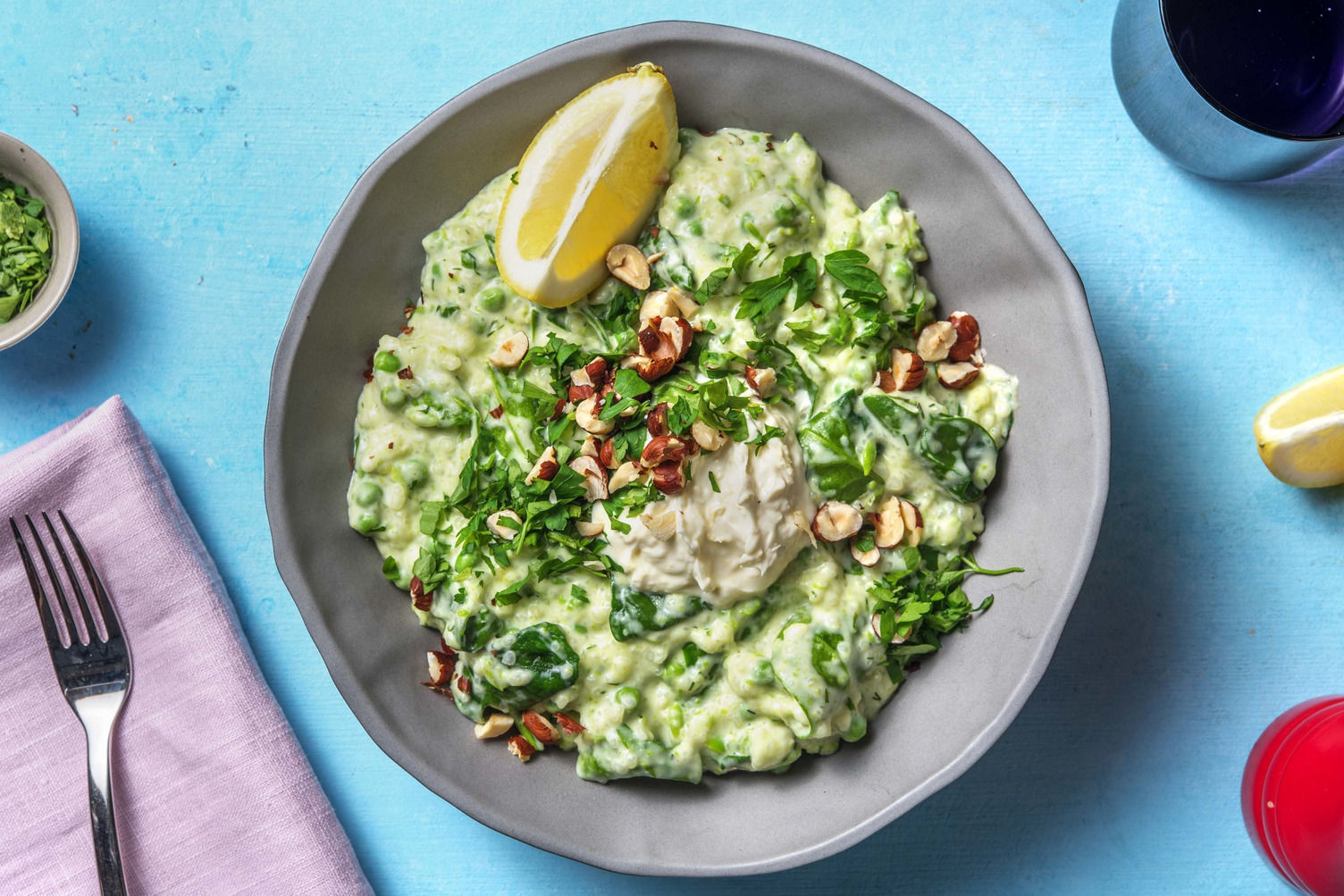 Risotto mit Erbsen und Mascarpone Rezept | HelloFresh Risotto mit Erbsen und Mascarpone Rezept | HelloFresh