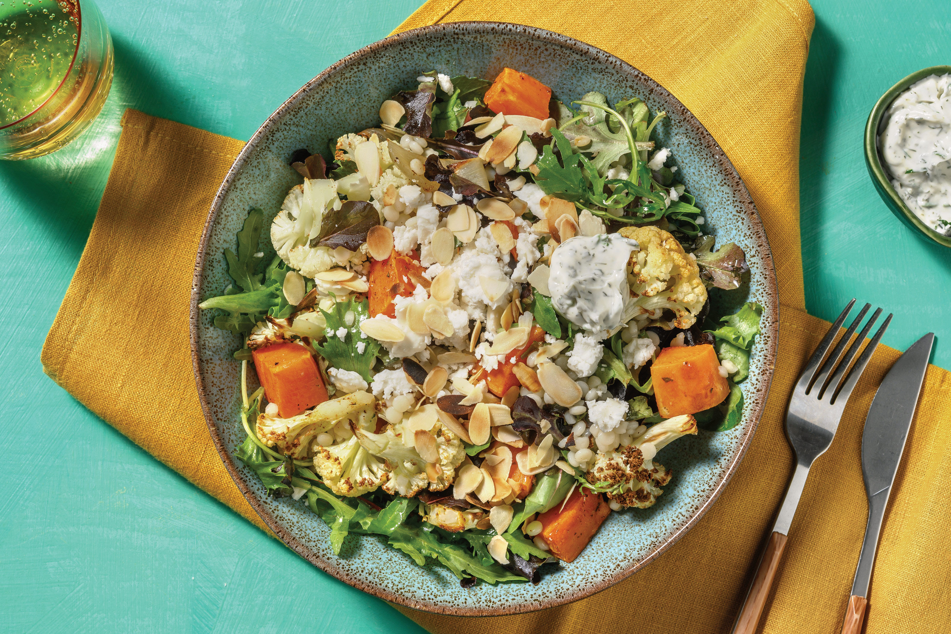 Roast Kumara & Goat Cheese Salad Recipe HelloFresh