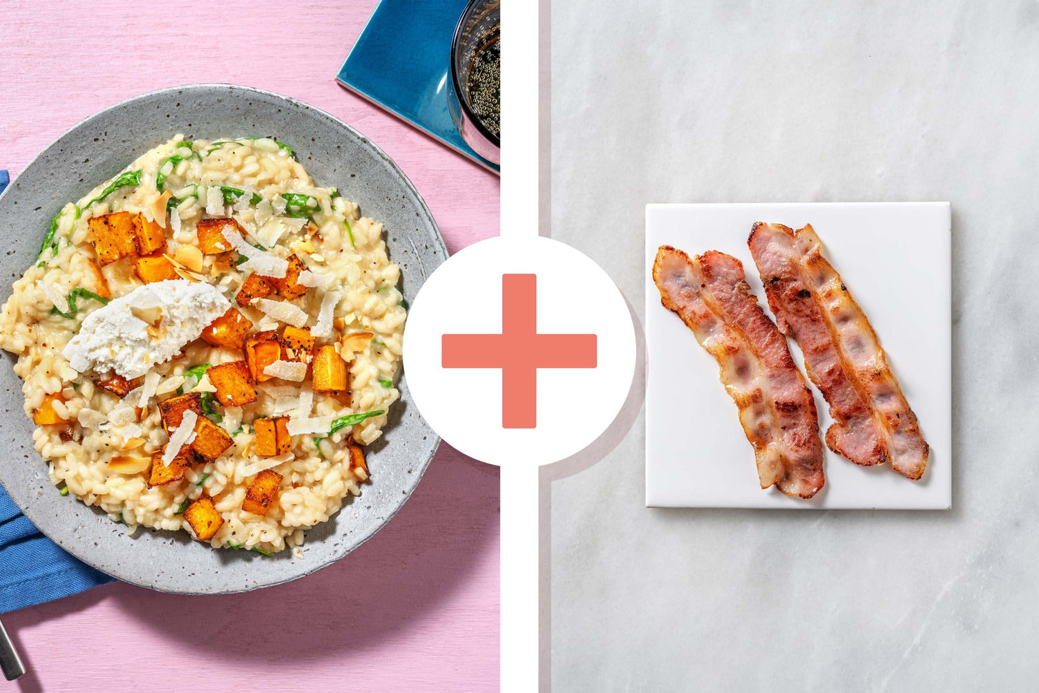Roasted Bacon and Squash Risotto Recipe HelloFresh