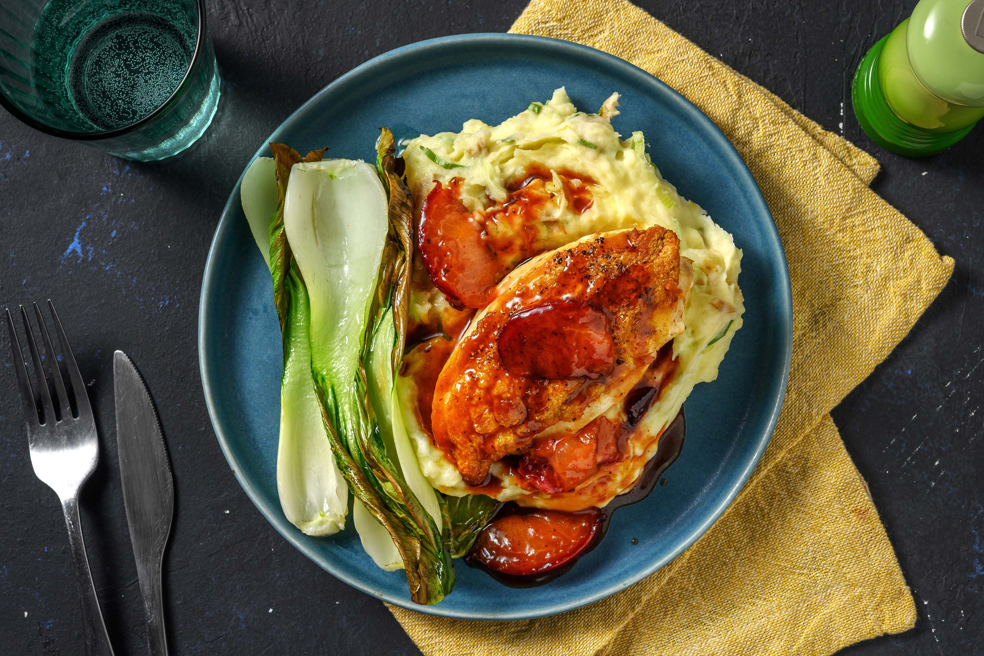 Roasted Chicken Breast and Plum Hoisin Sauce Recipe HelloFresh