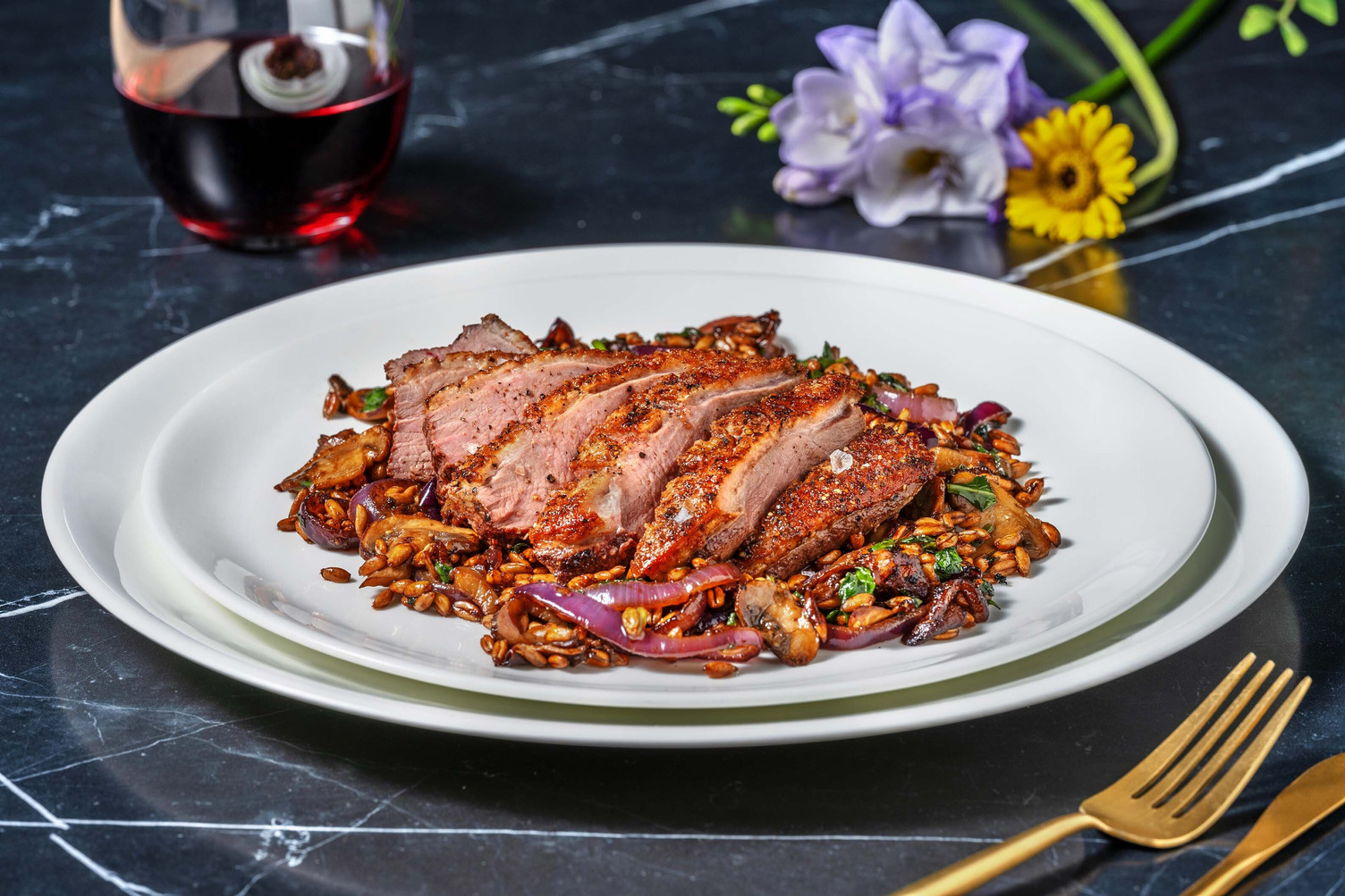 Roasted Duck Breasts Recipe Hellofresh 5738