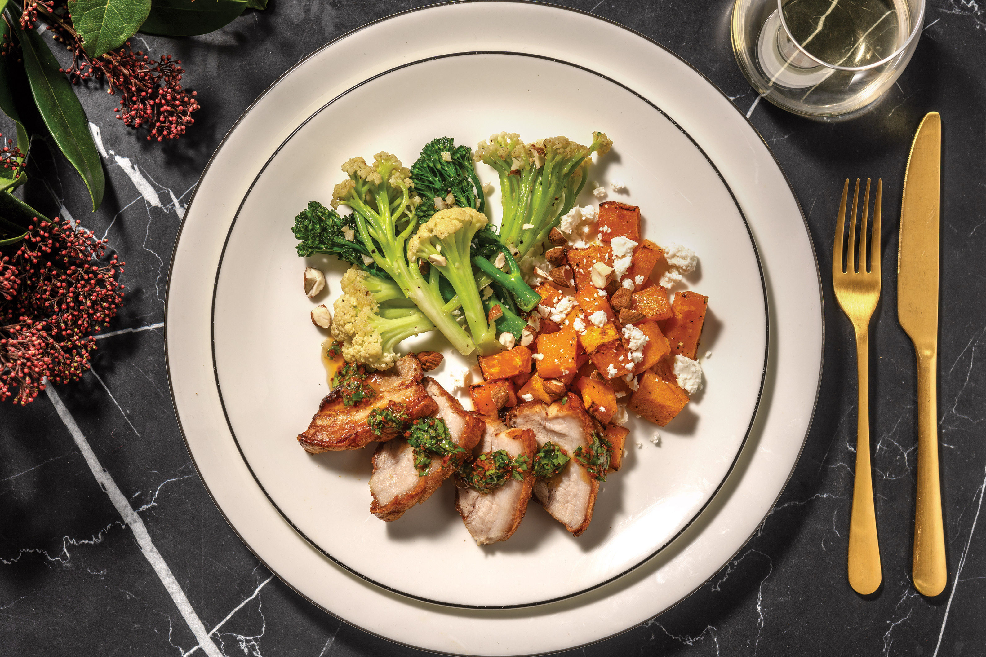Roasted Pork Belly & Fresh Salsa Verde Recipe HelloFresh