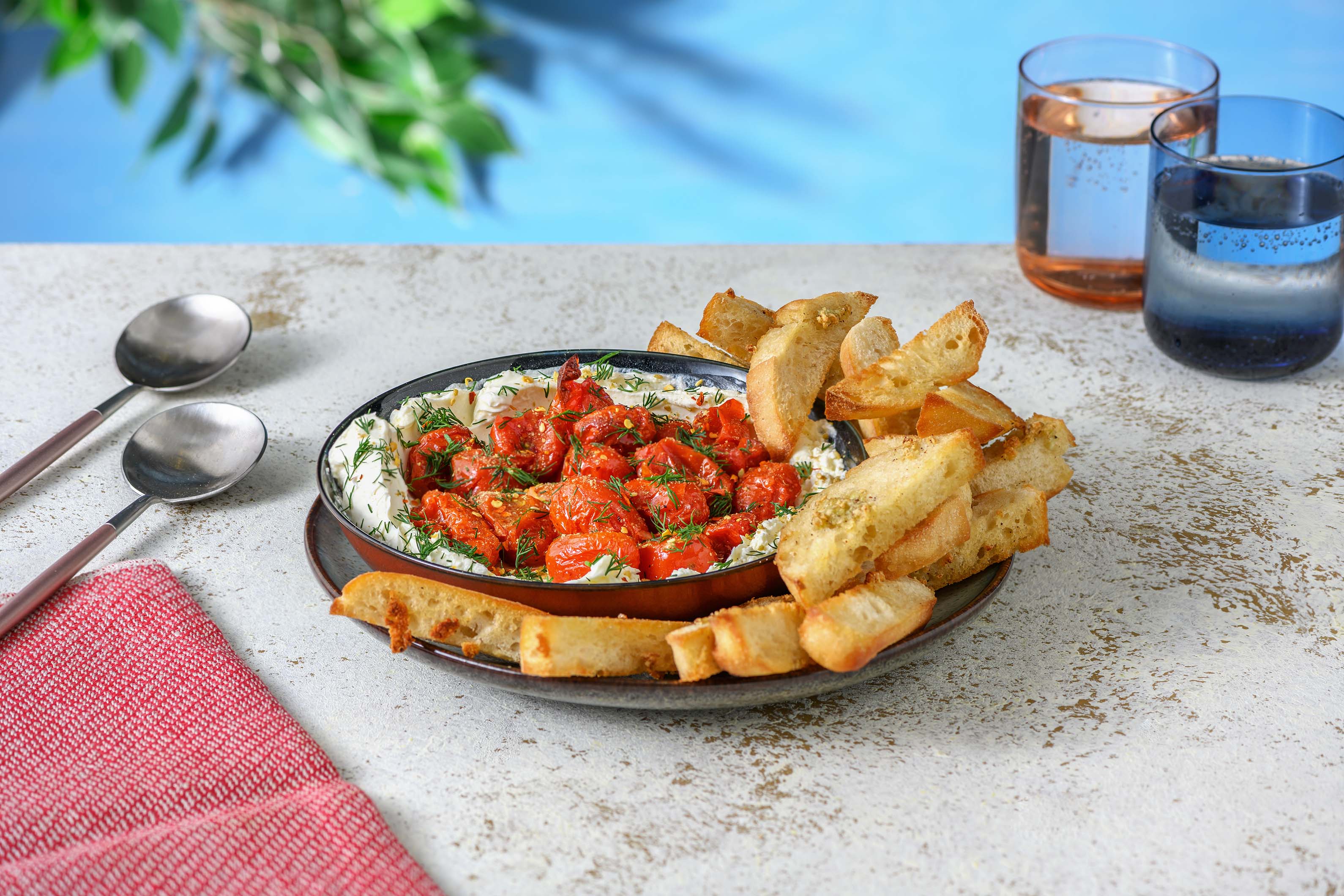 Roasted Baby Tomato & Cream Cheese Dip Recipe HelloFresh