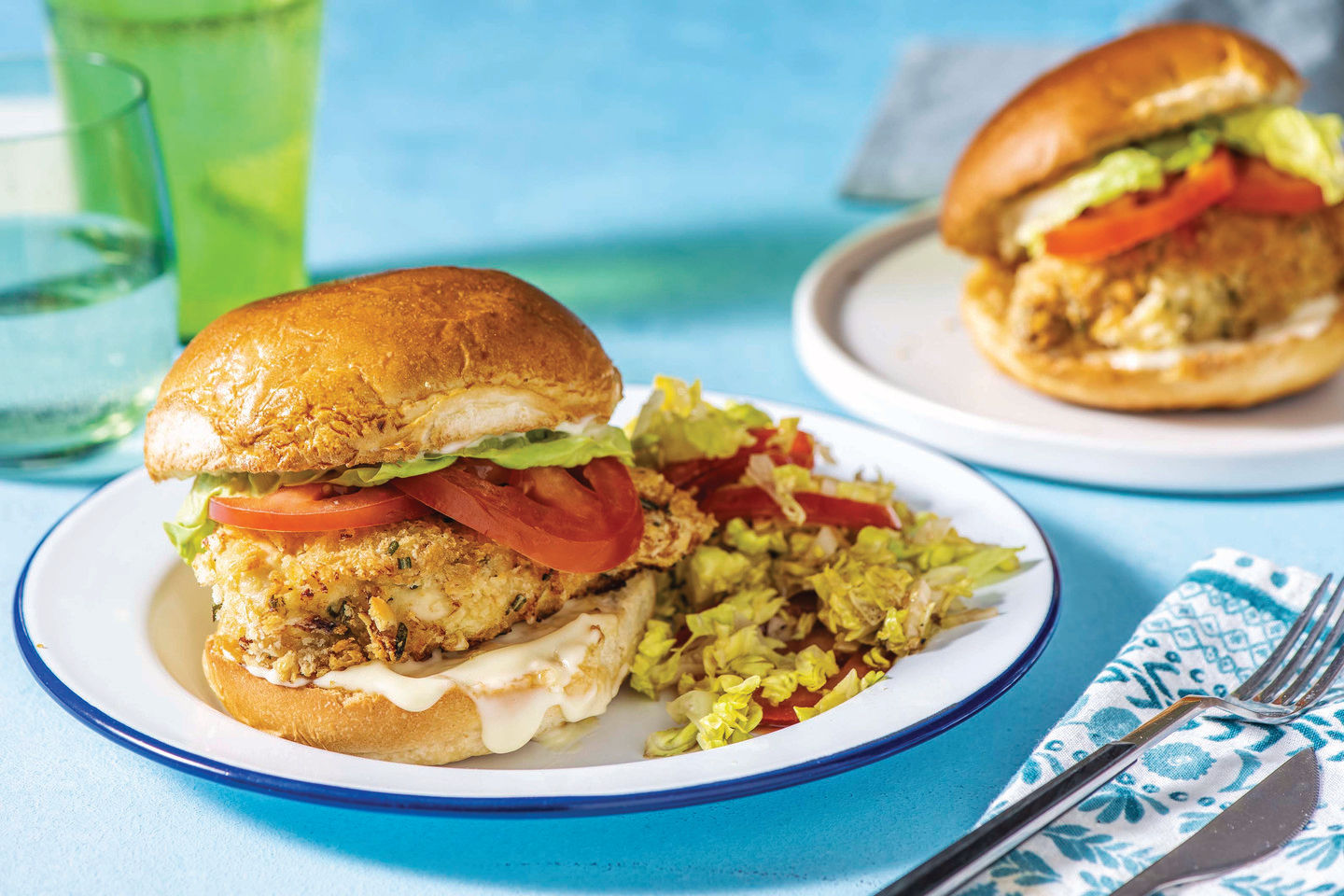 Rosemary & Parmesan Crumbed Chicken Burger Recipe HelloFresh