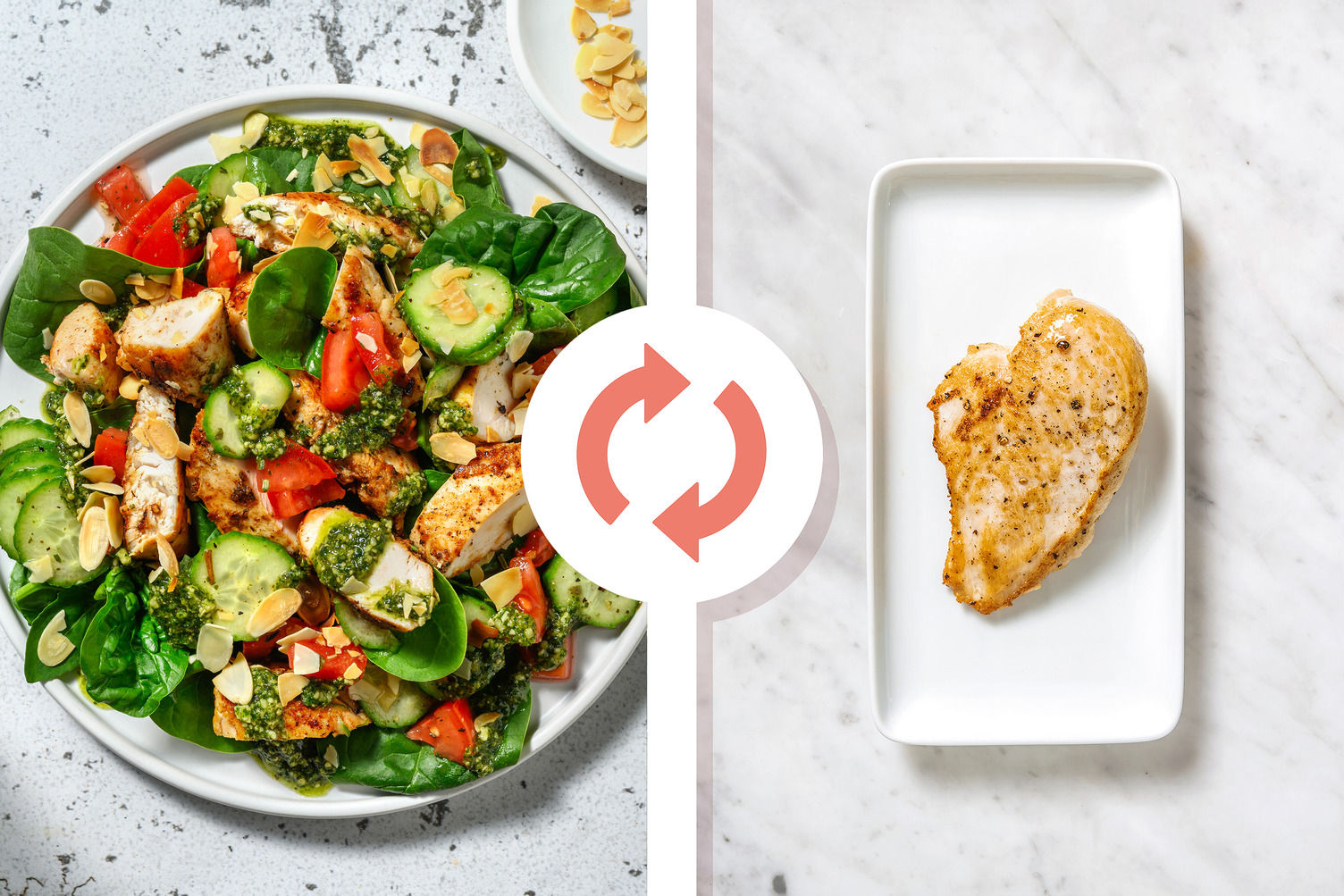 Smart Pesto Chicken Breasts Salad Recipe HelloFresh