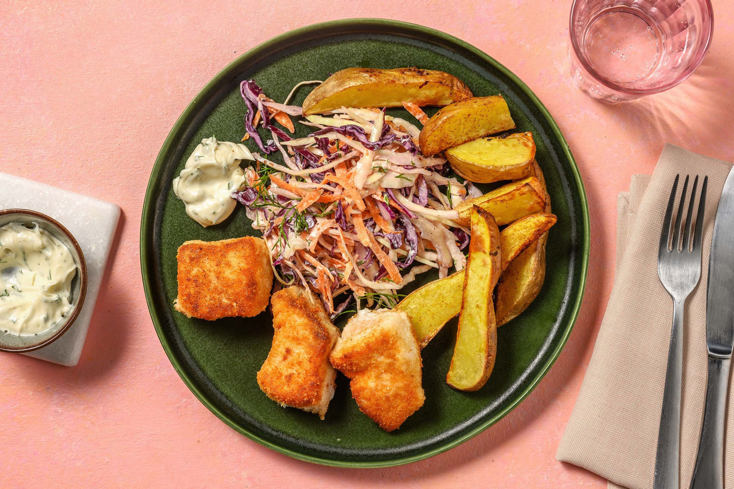 Salmon Bites and Chunky Fries Recipe HelloFresh