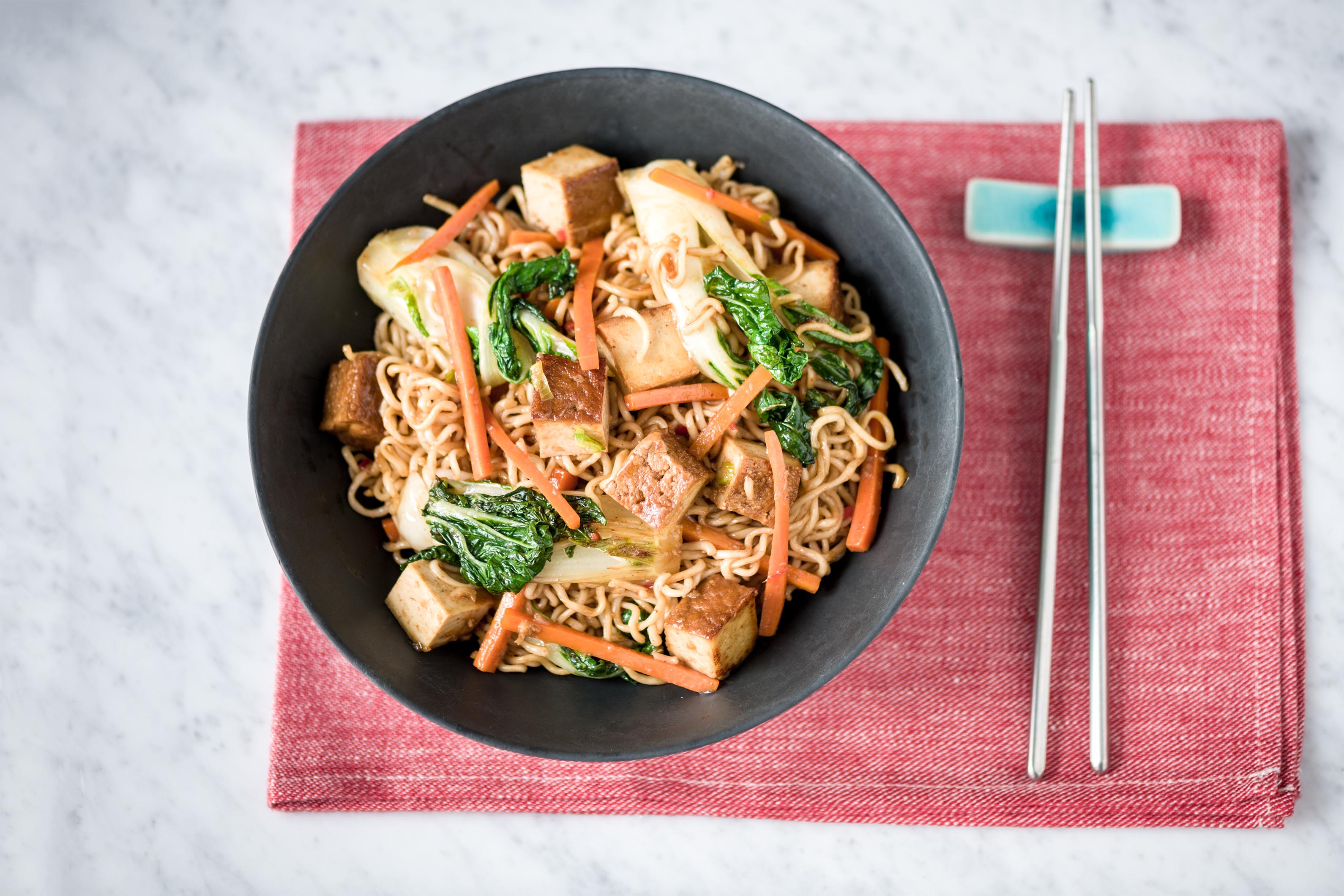 Satay Tofu Noodle StirFry Recipe HelloFresh