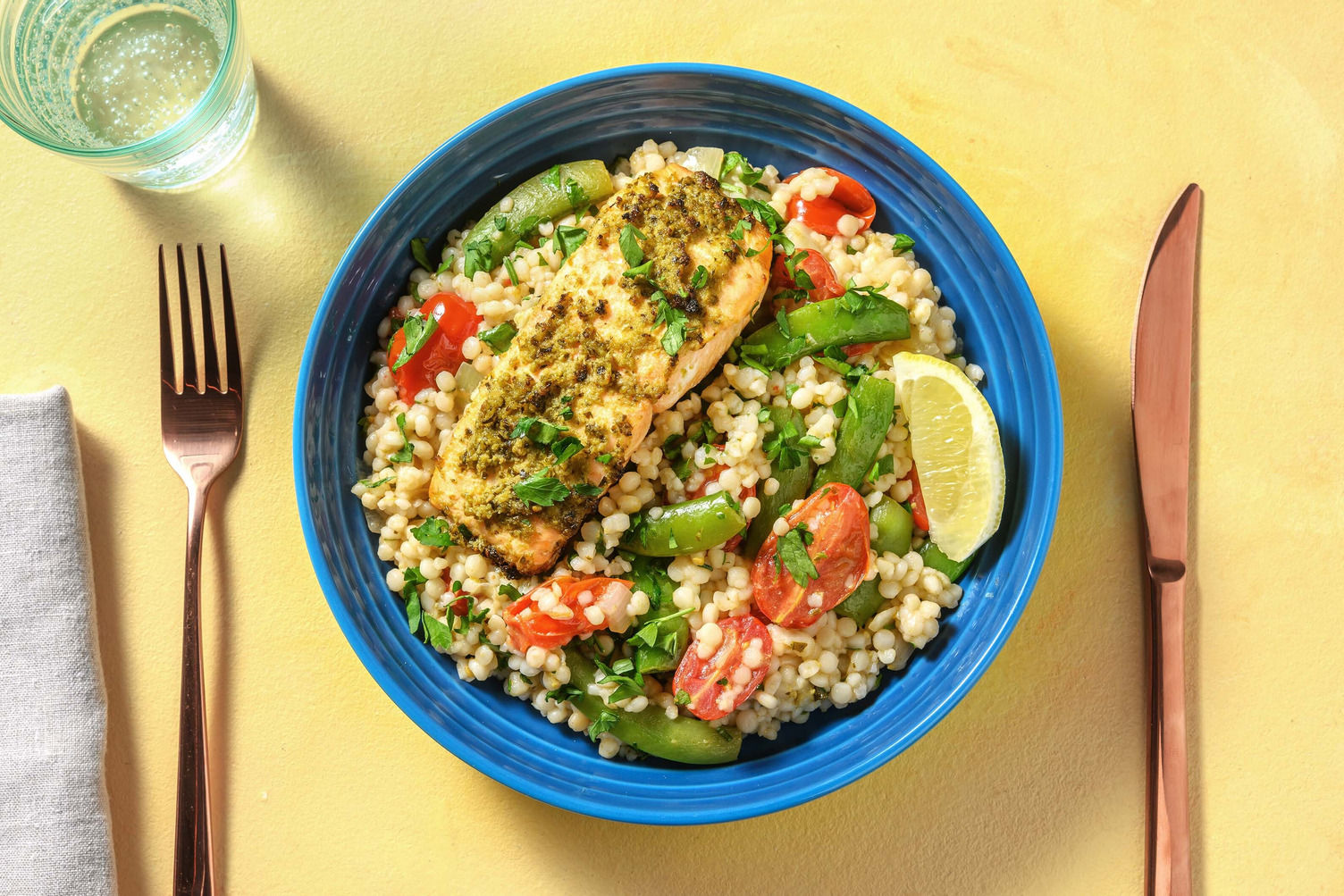 Pesto Baked Salmon Recipe HelloFresh