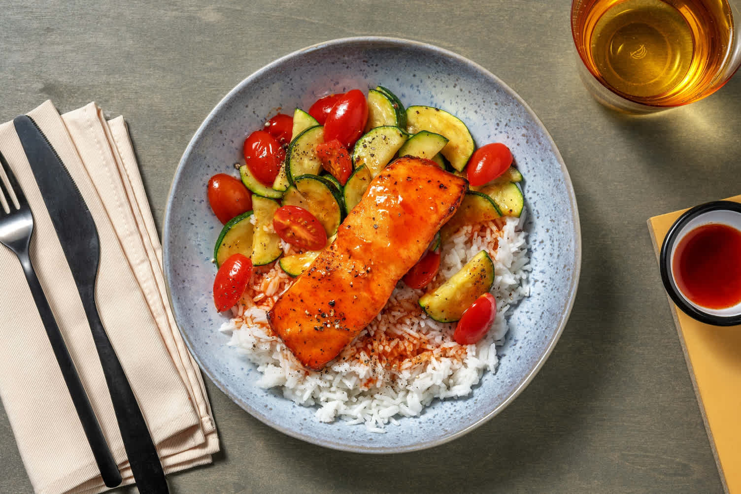 Honey ChiliGarlic Roasted Salmon Recipe HelloFresh