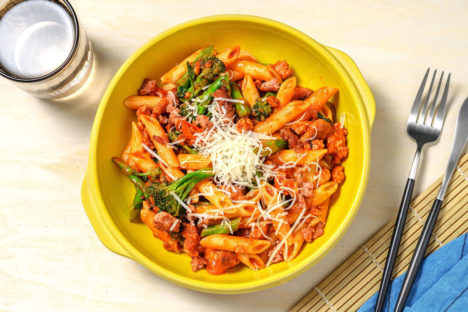 Sausage and Broccolini Pasta Recipe HelloFresh