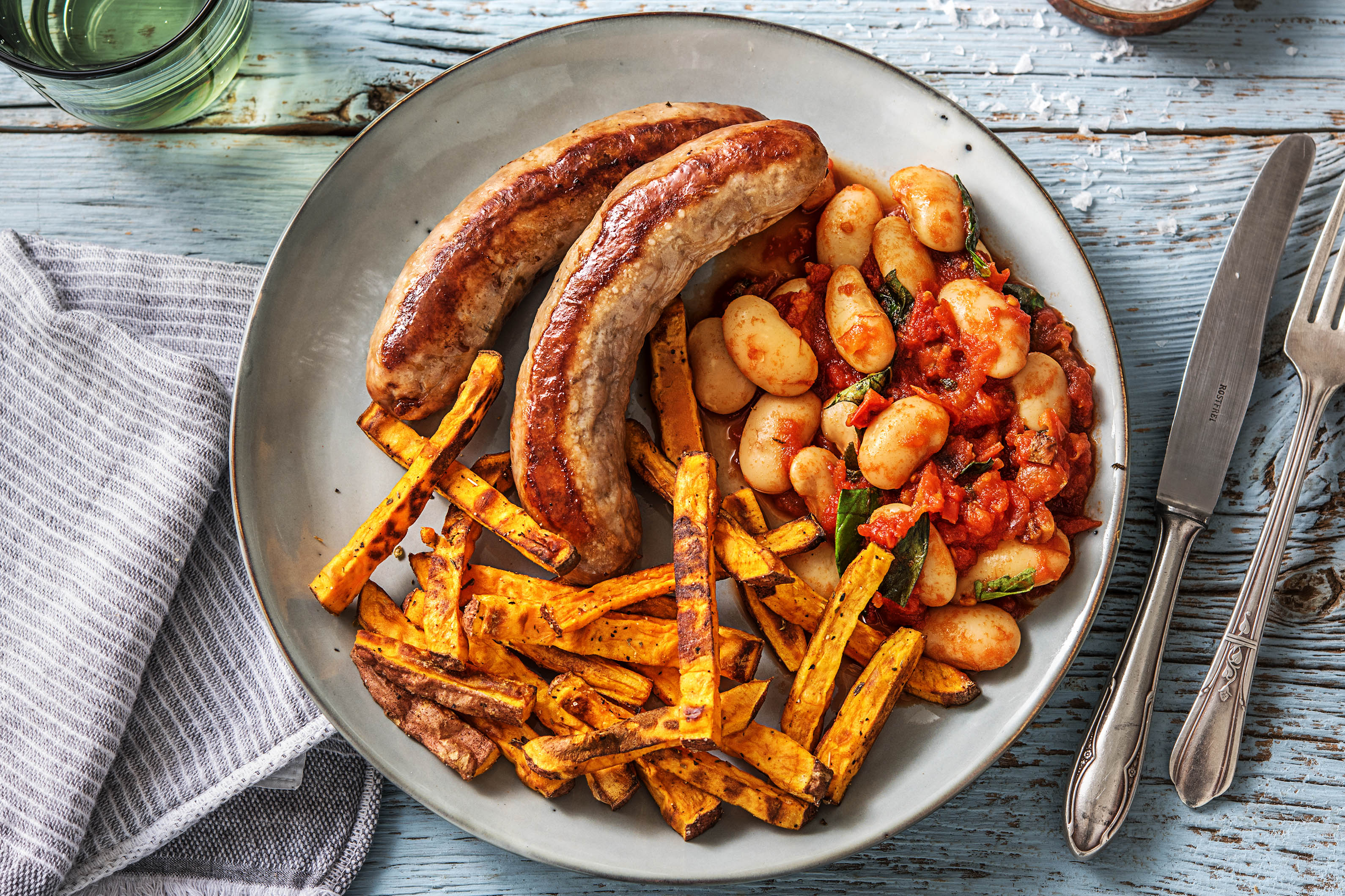 Sausage, Chips n Beans (Italian Style) Recipe | HelloFresh