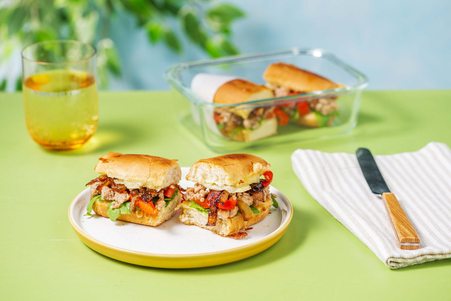 Sausage and Sweet Pepper Hoagies Recipe HelloFresh