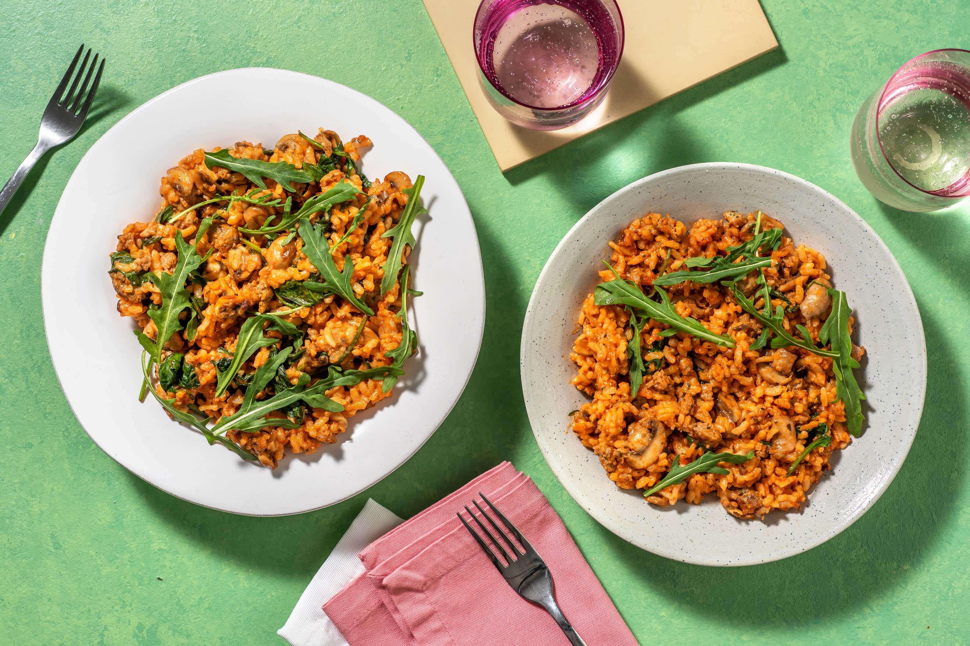 Sausage and Tomato Risotto Recipe HelloFresh