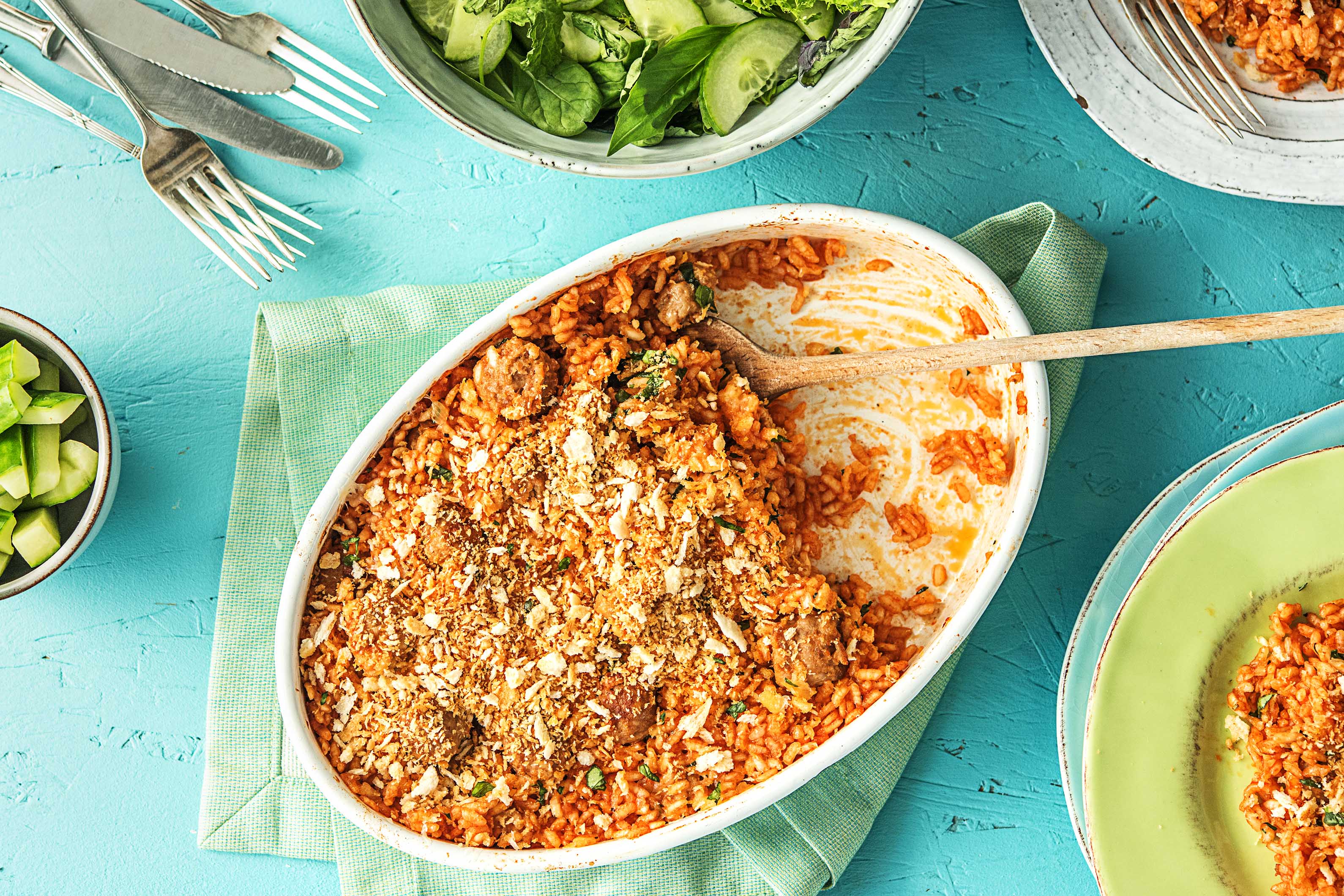 Sausage Risotto with Cucumber Recipe HelloFresh