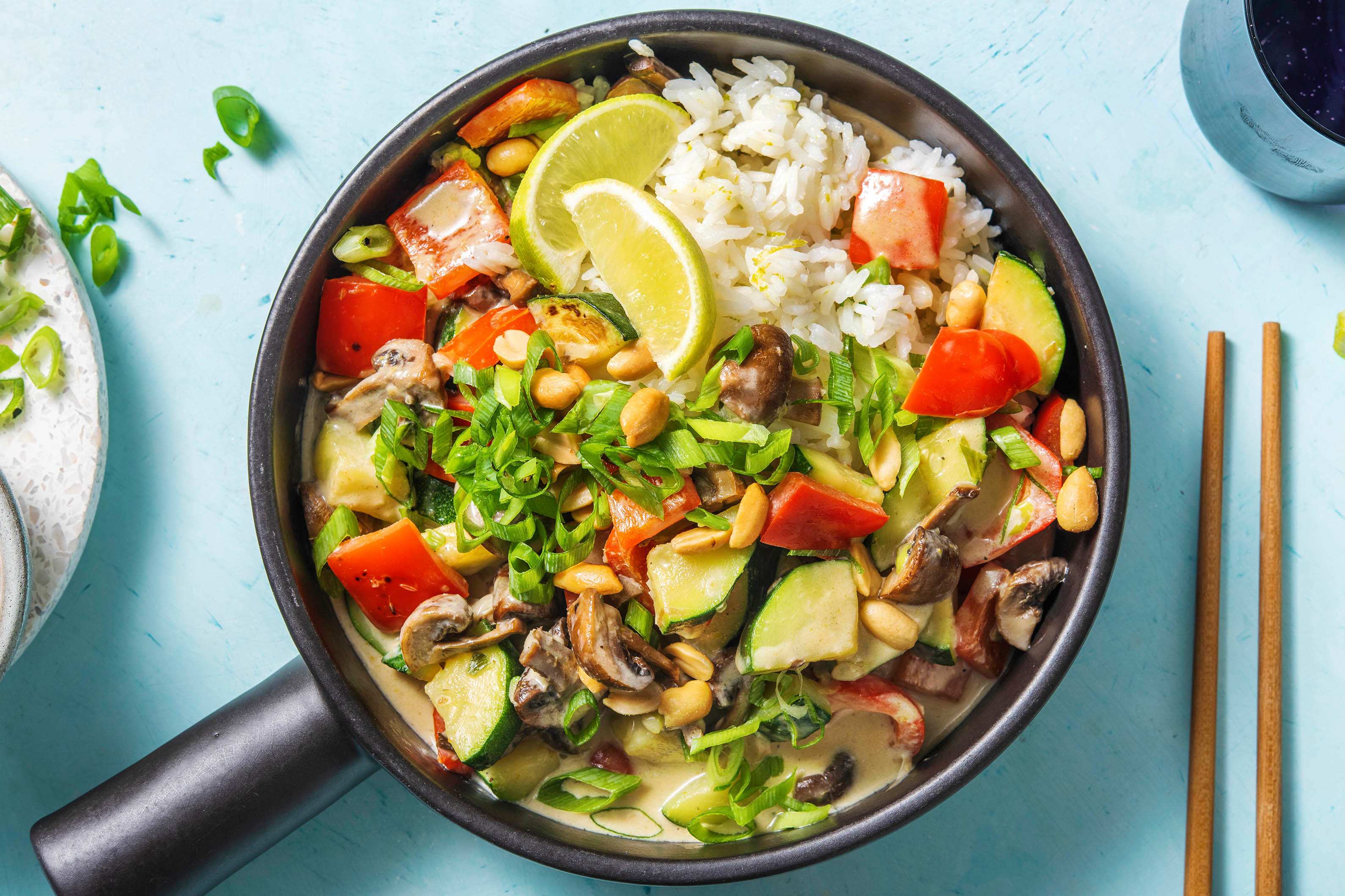Scharfes grünes Gemüsecurry Rezept | HelloFresh