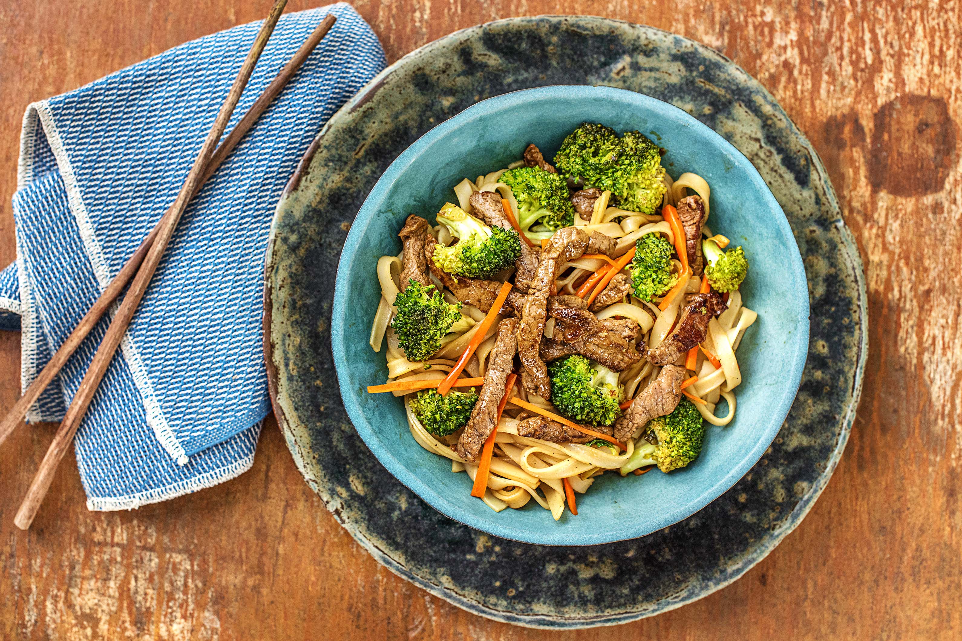 Beef Noodles with Broccoli and Carrots Recipe HelloFresh