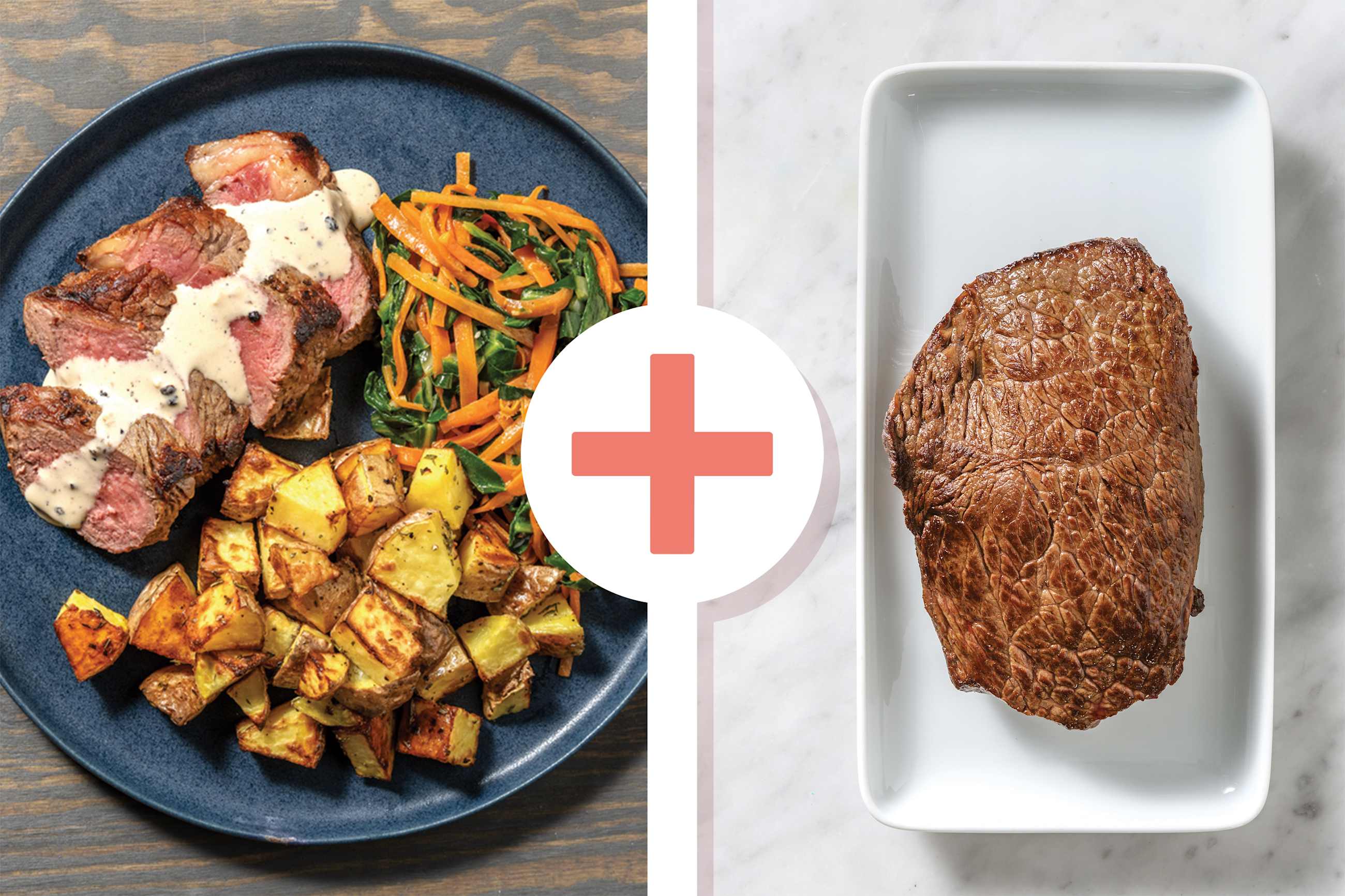 Peppered Rump Double Beef Rump & Creamy Peppercorn Sauce Recipe | HelloFresh