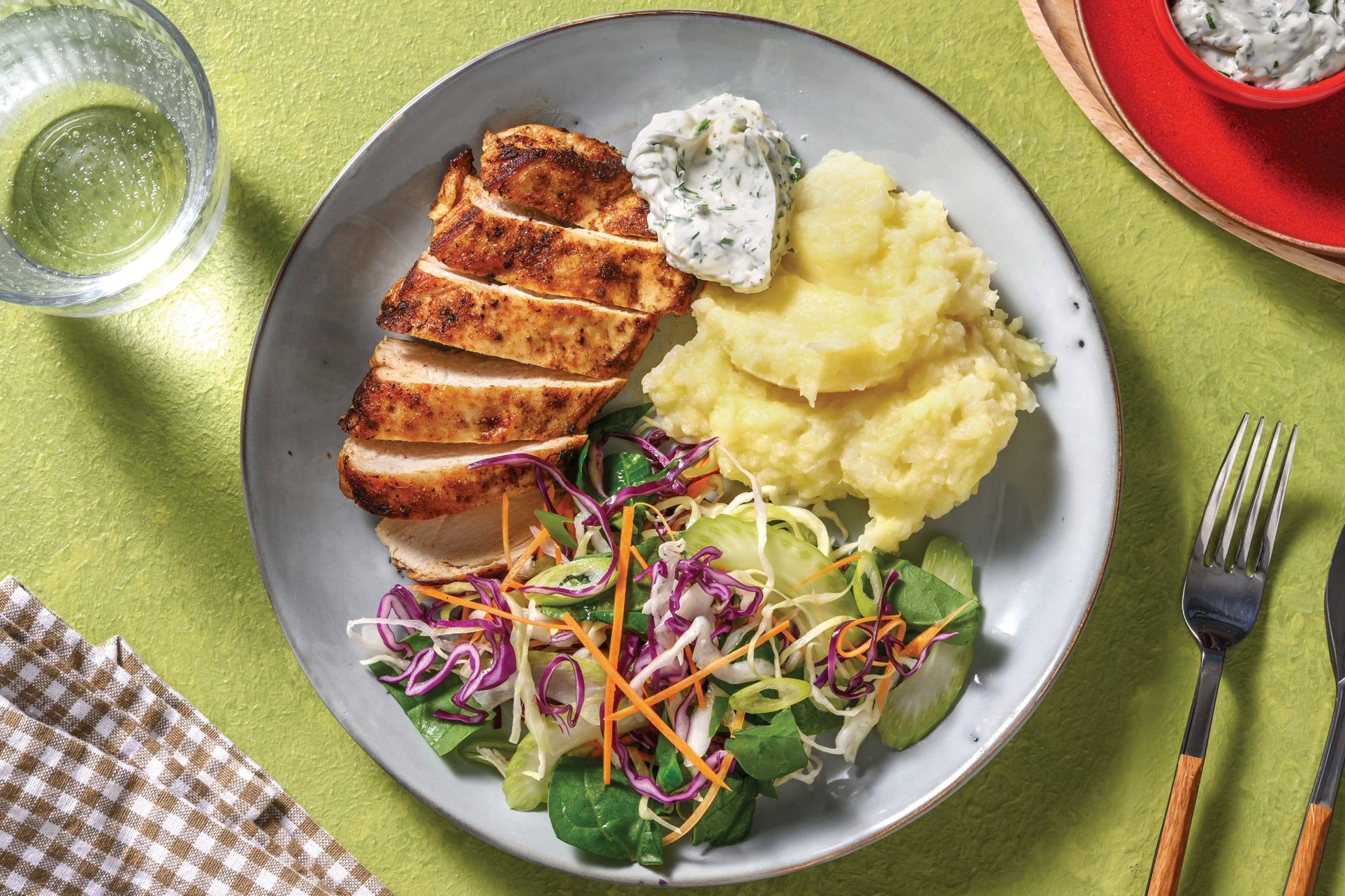 Quick Seared Chicken & Cauli-Potato Mash Recipe | HelloFresh