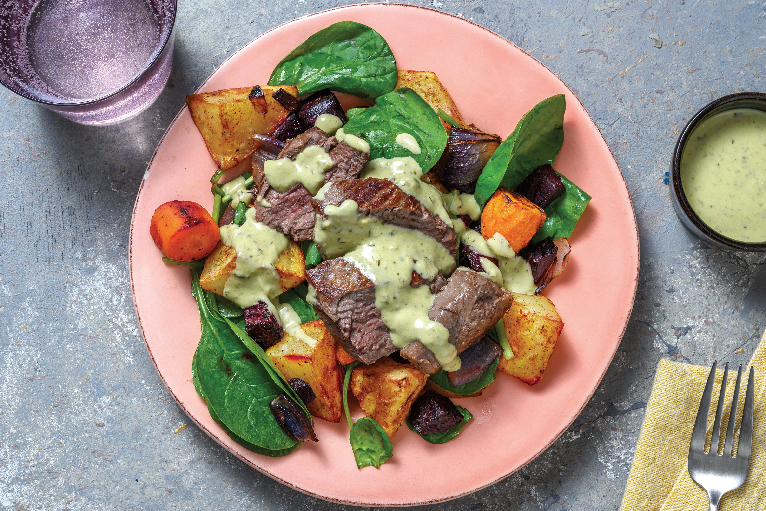 Seared Garlic Butter Steak Recipe HelloFresh