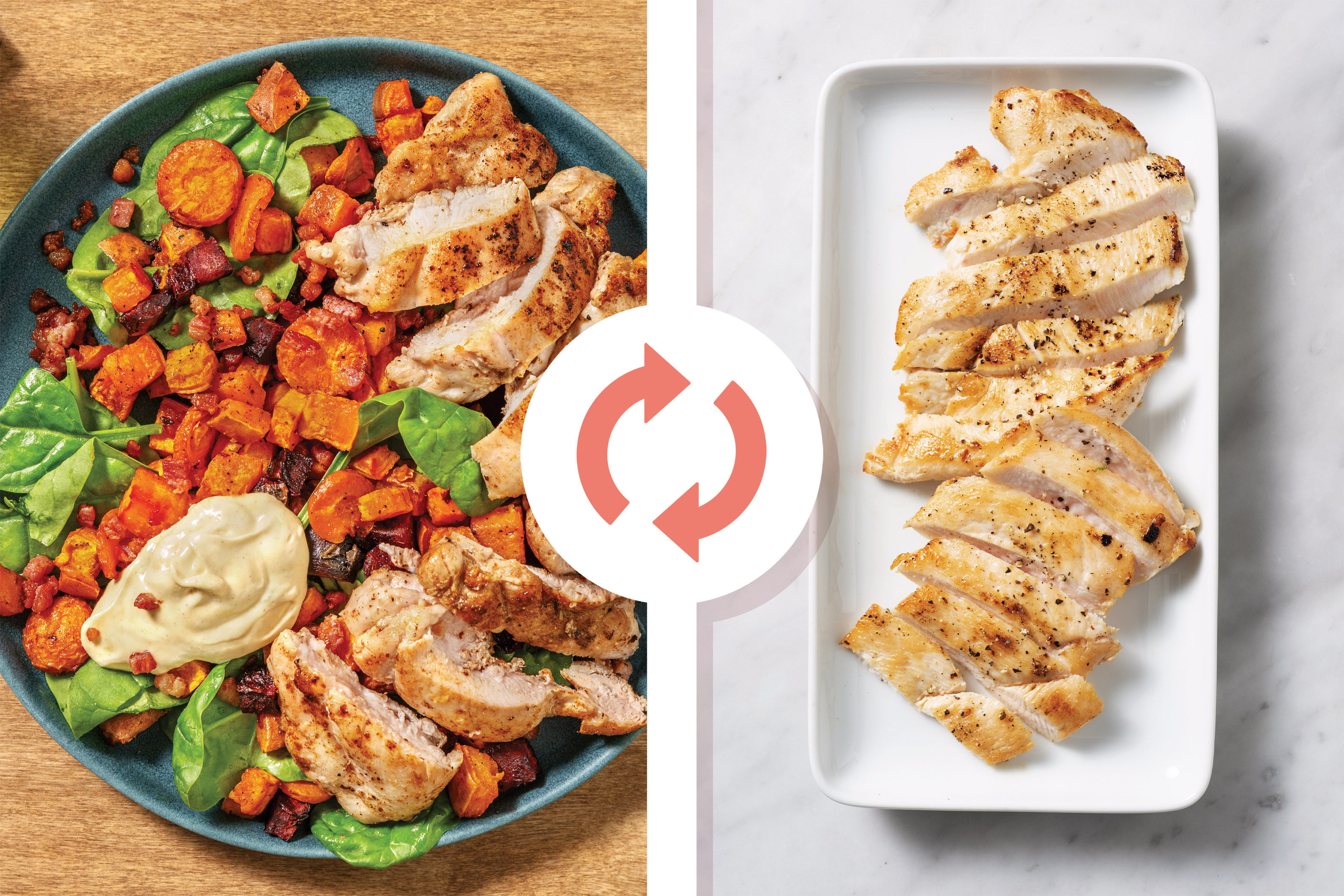 Aussie Chicken Breast & Bacon Roast Veggies Recipe HelloFresh