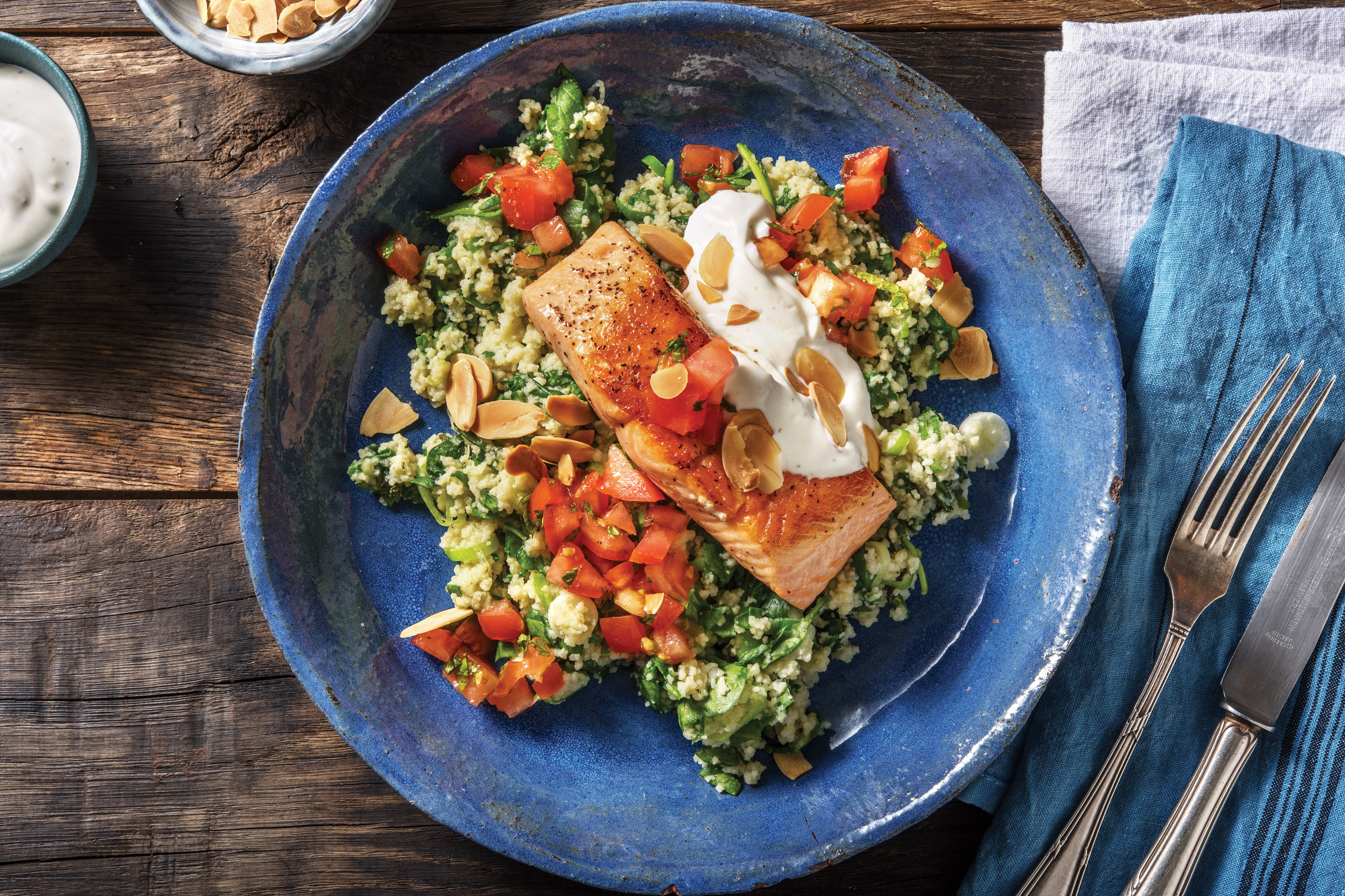 Seared Salmon & Herbed Couscous Recipe HelloFresh