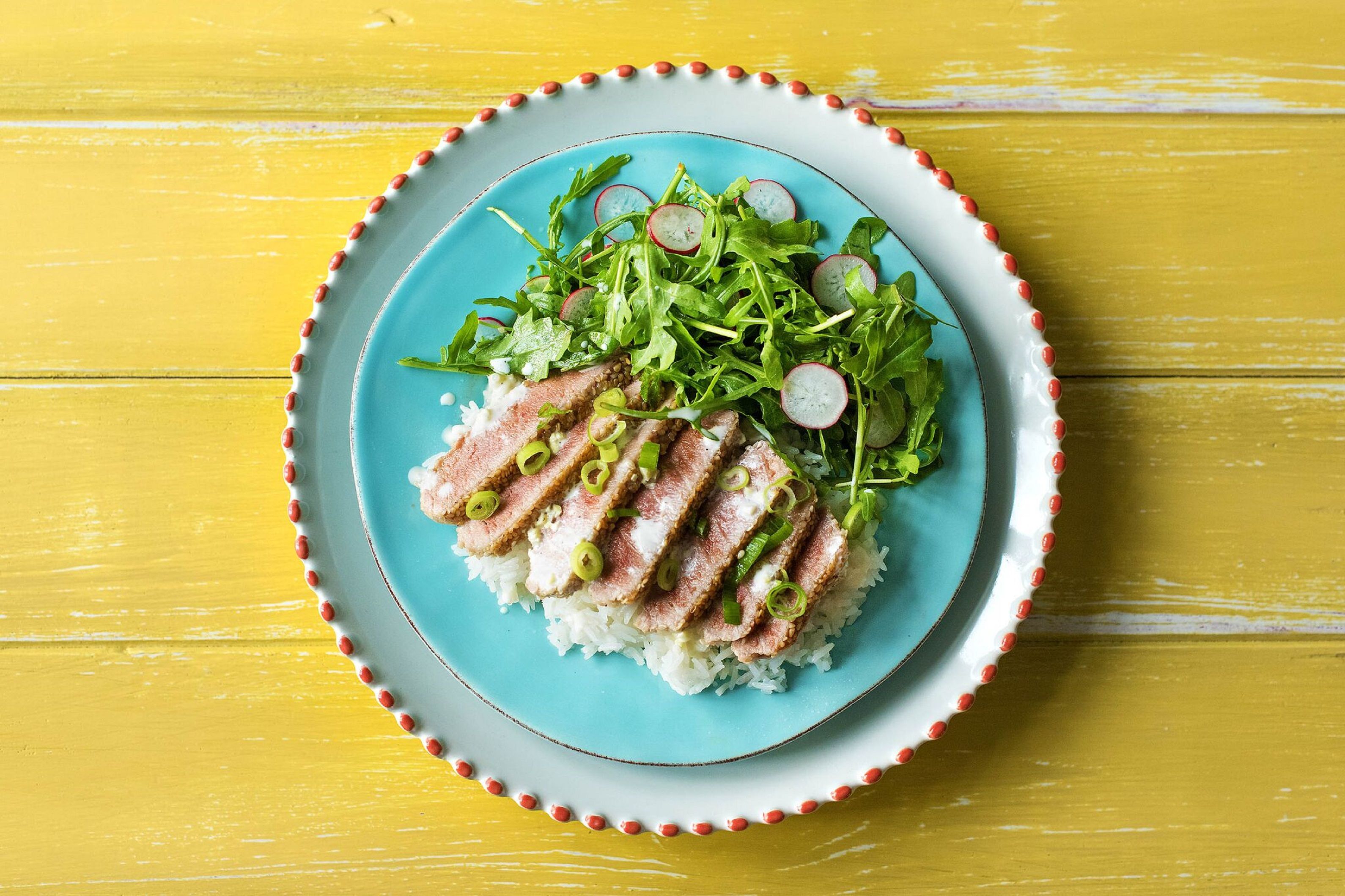 Seared Sesame Tuna over Rice Recipe HelloFresh