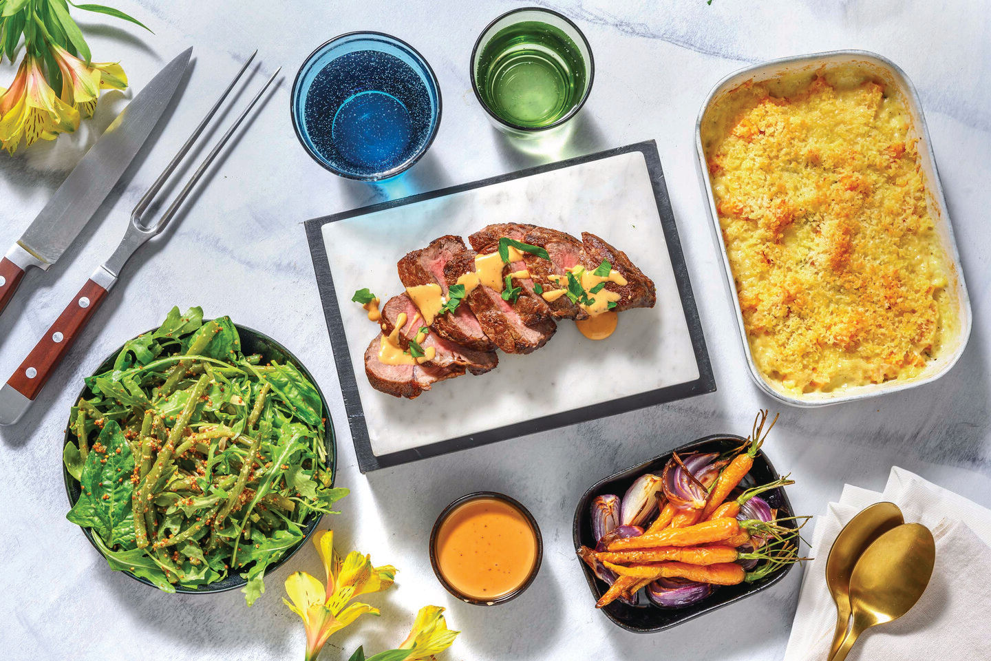 Seared Sirloin Tip & Peppercorn Sauce Recipe HelloFresh