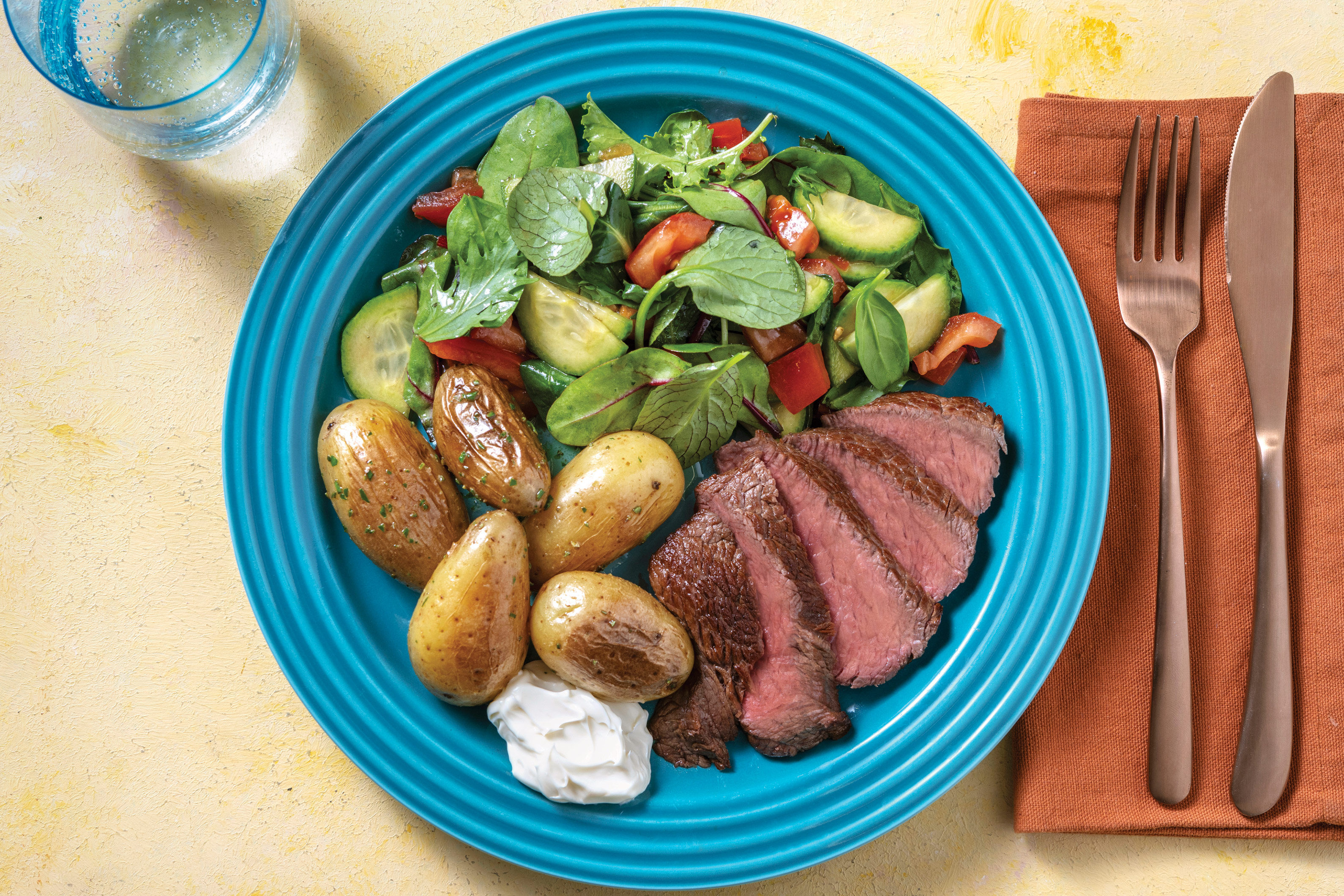 Seared Steak & Potatoes Recipe HelloFresh
