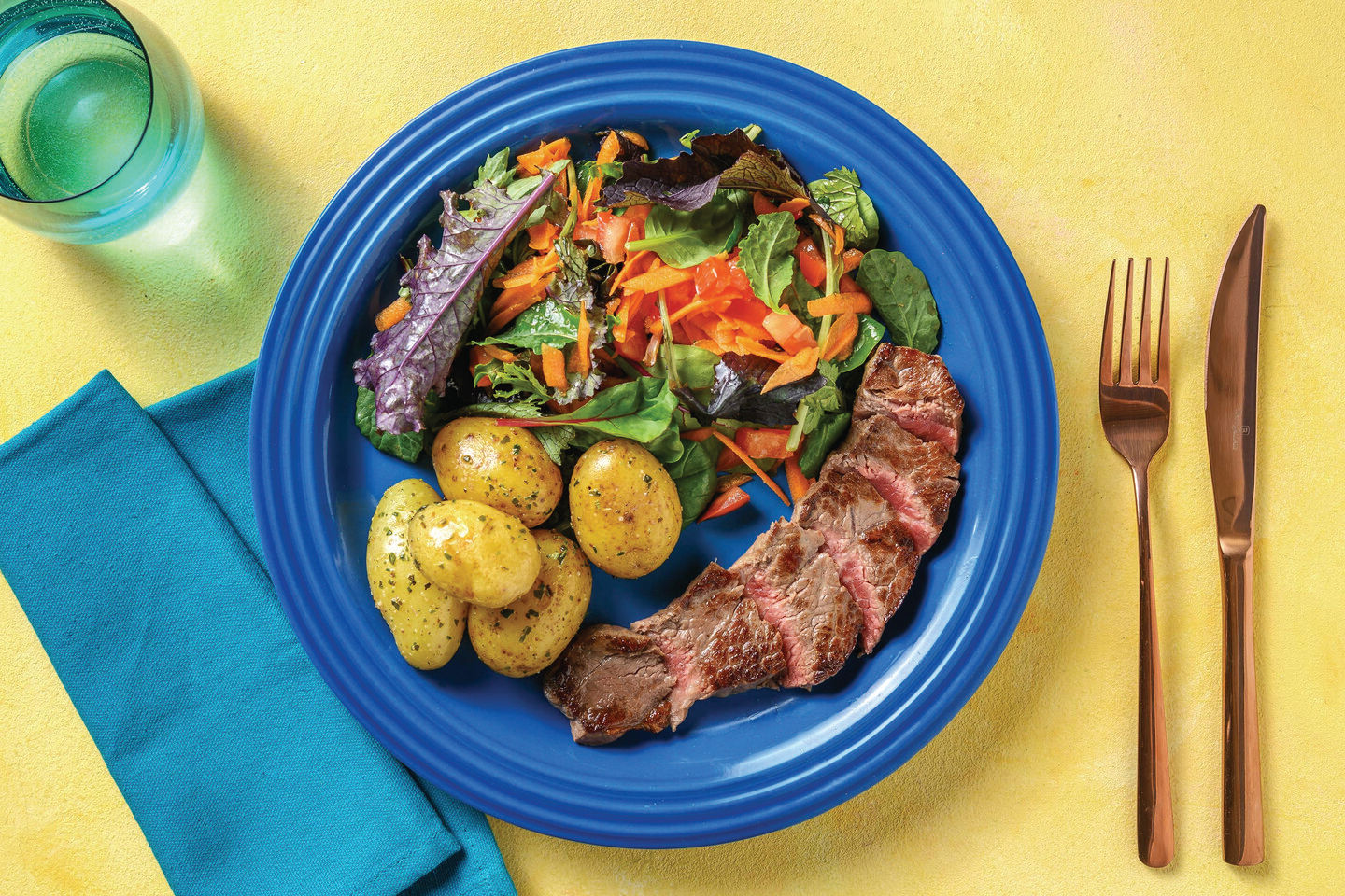 Seared Steak & Potatoes with Horseradish Sauce Recipe HelloFresh