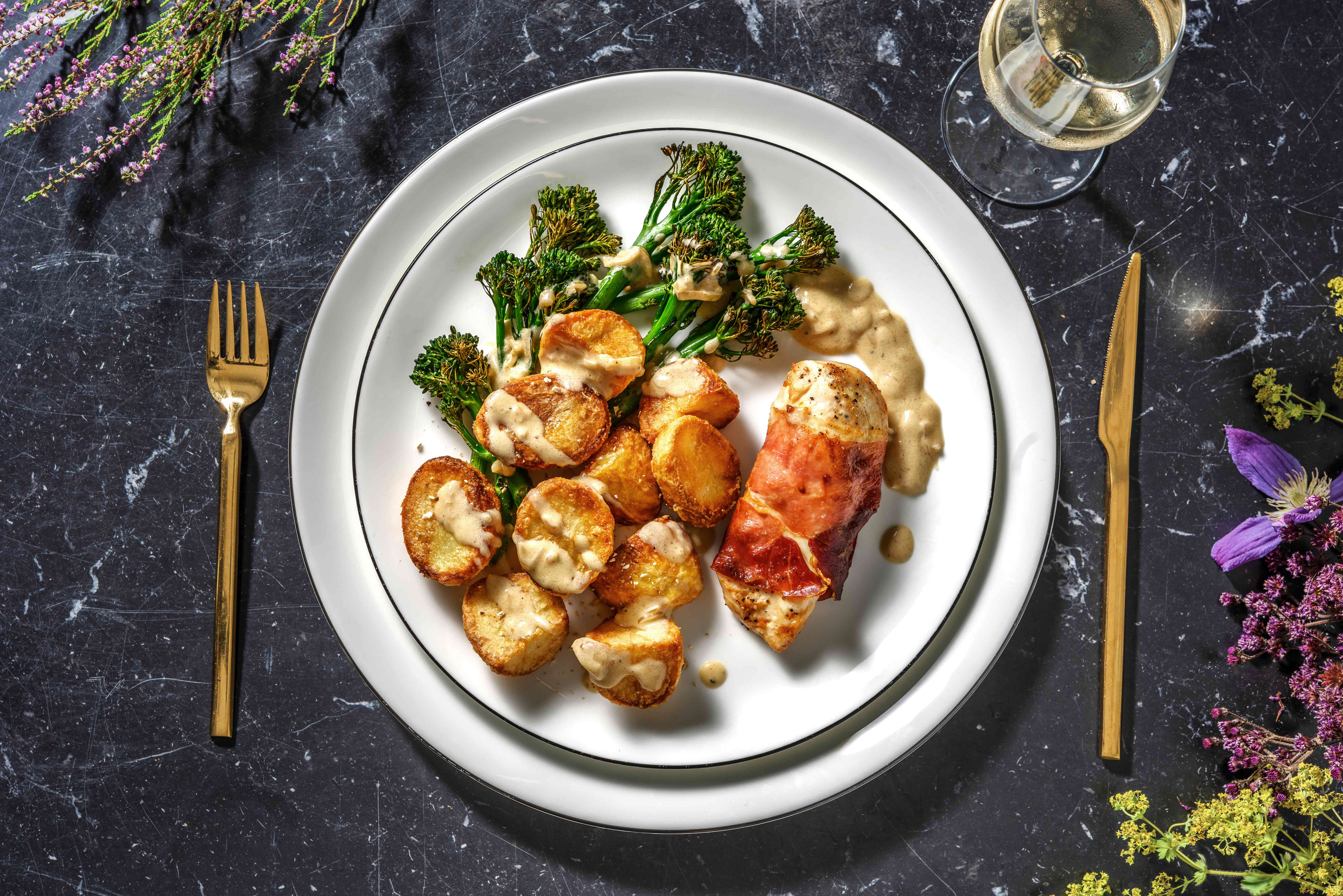 Serrano Ham Wrapped Chicken Recipe HelloFresh