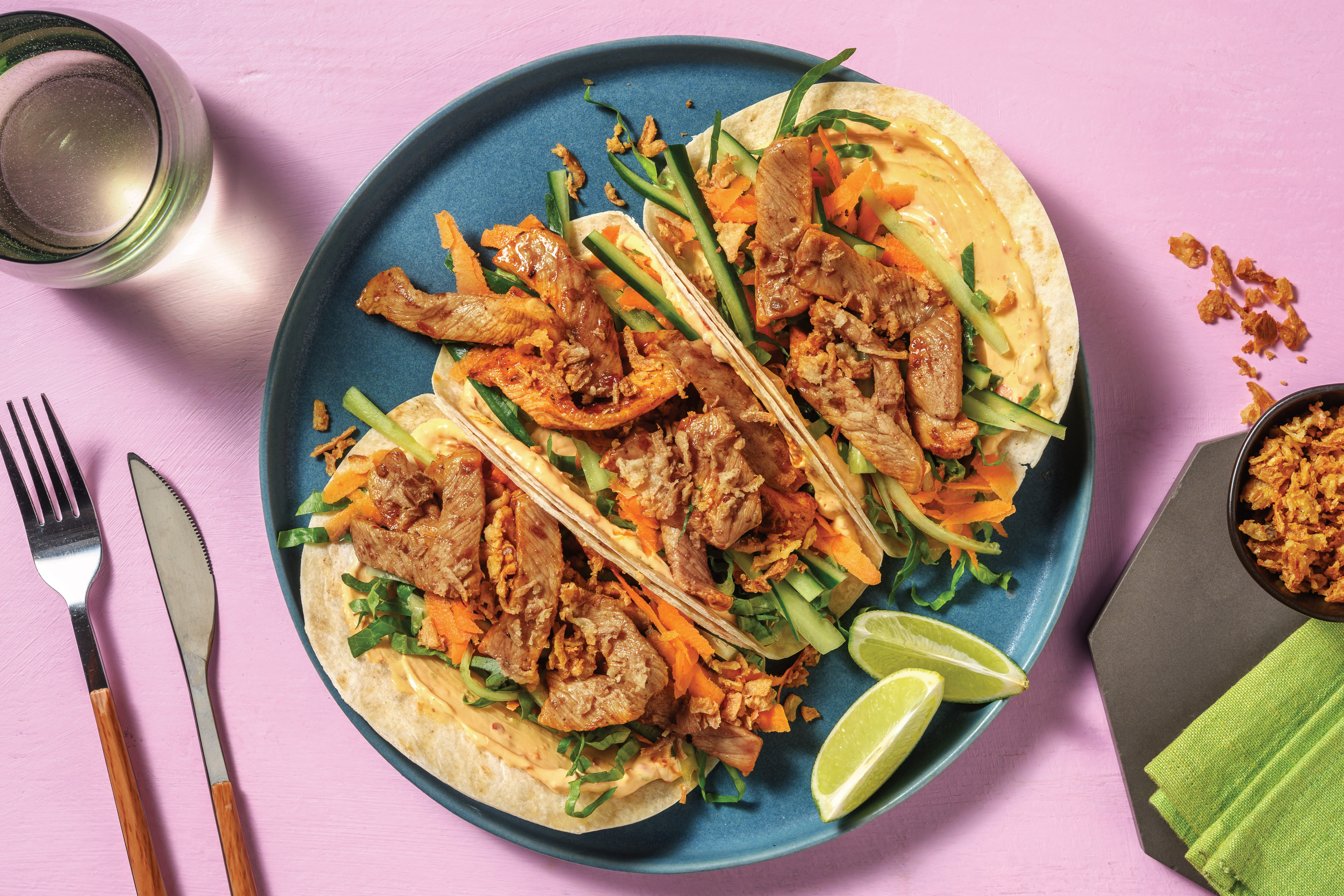 Sichuan Garlic Pork Tacos Recipe HelloFresh