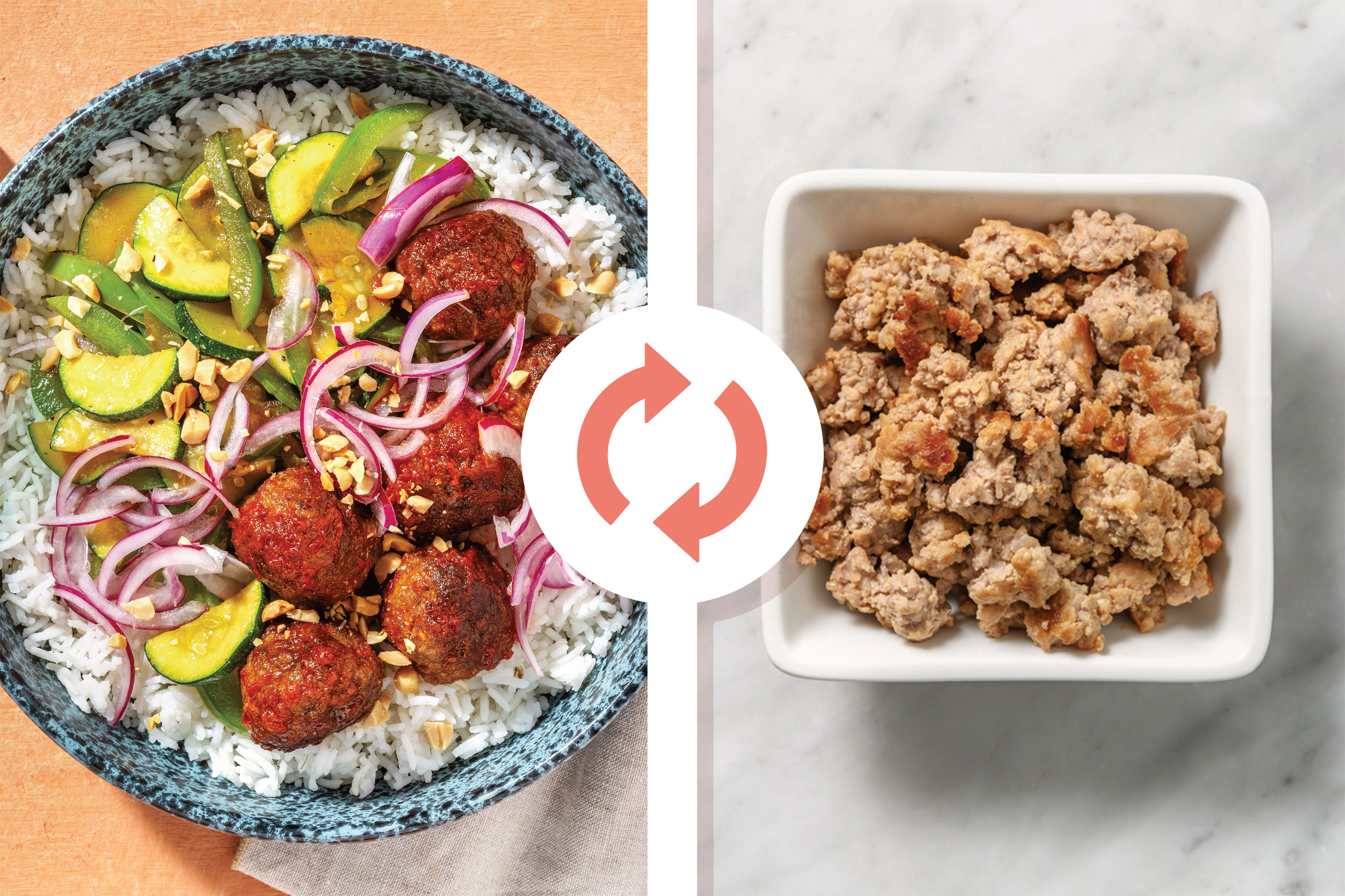 Sichuan Glazed Pork Meatball Bun Cha Bowl Recipe HelloFresh