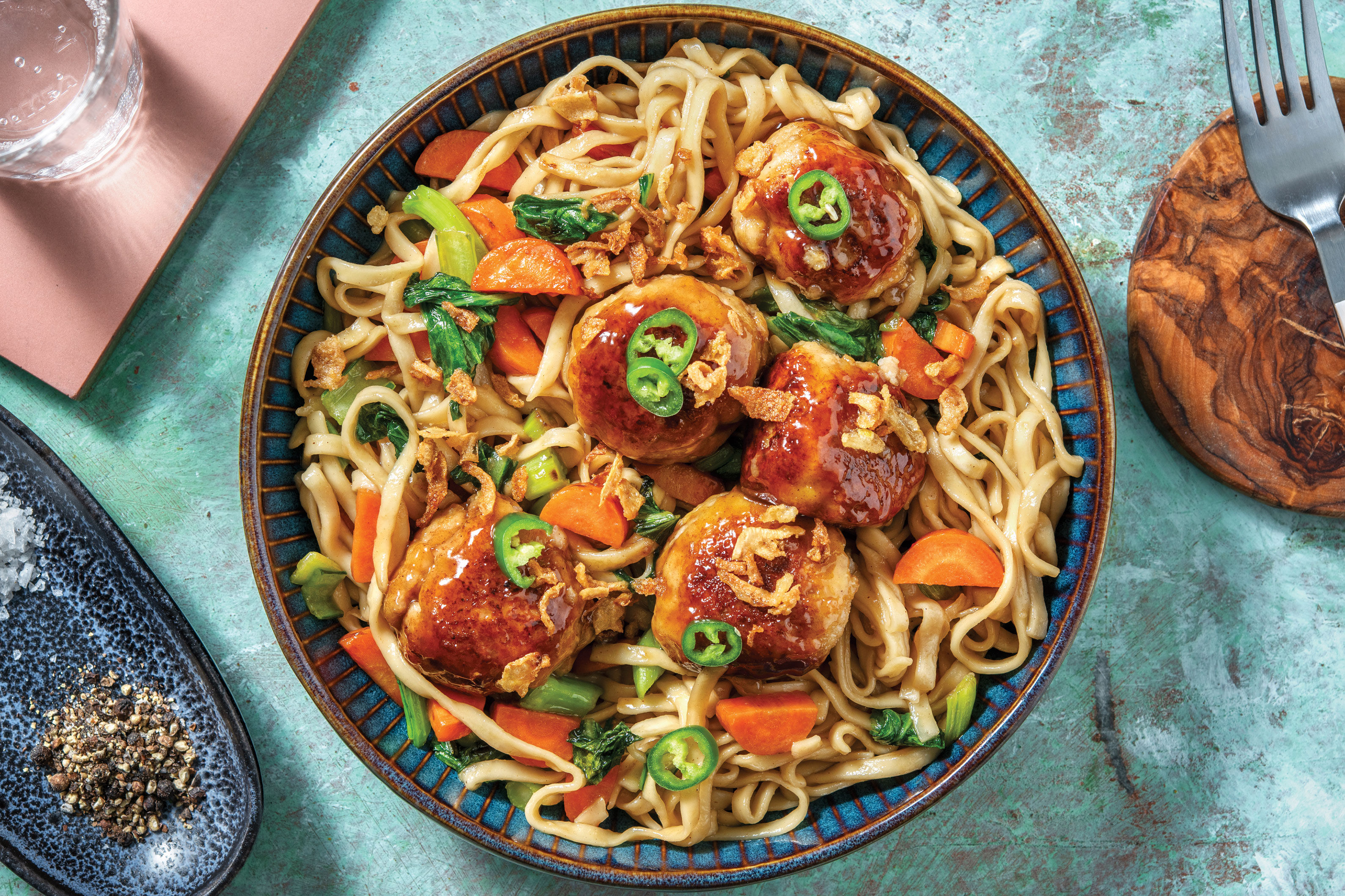 Char SiuGlazed Pork Meatballs Recipe HelloFresh