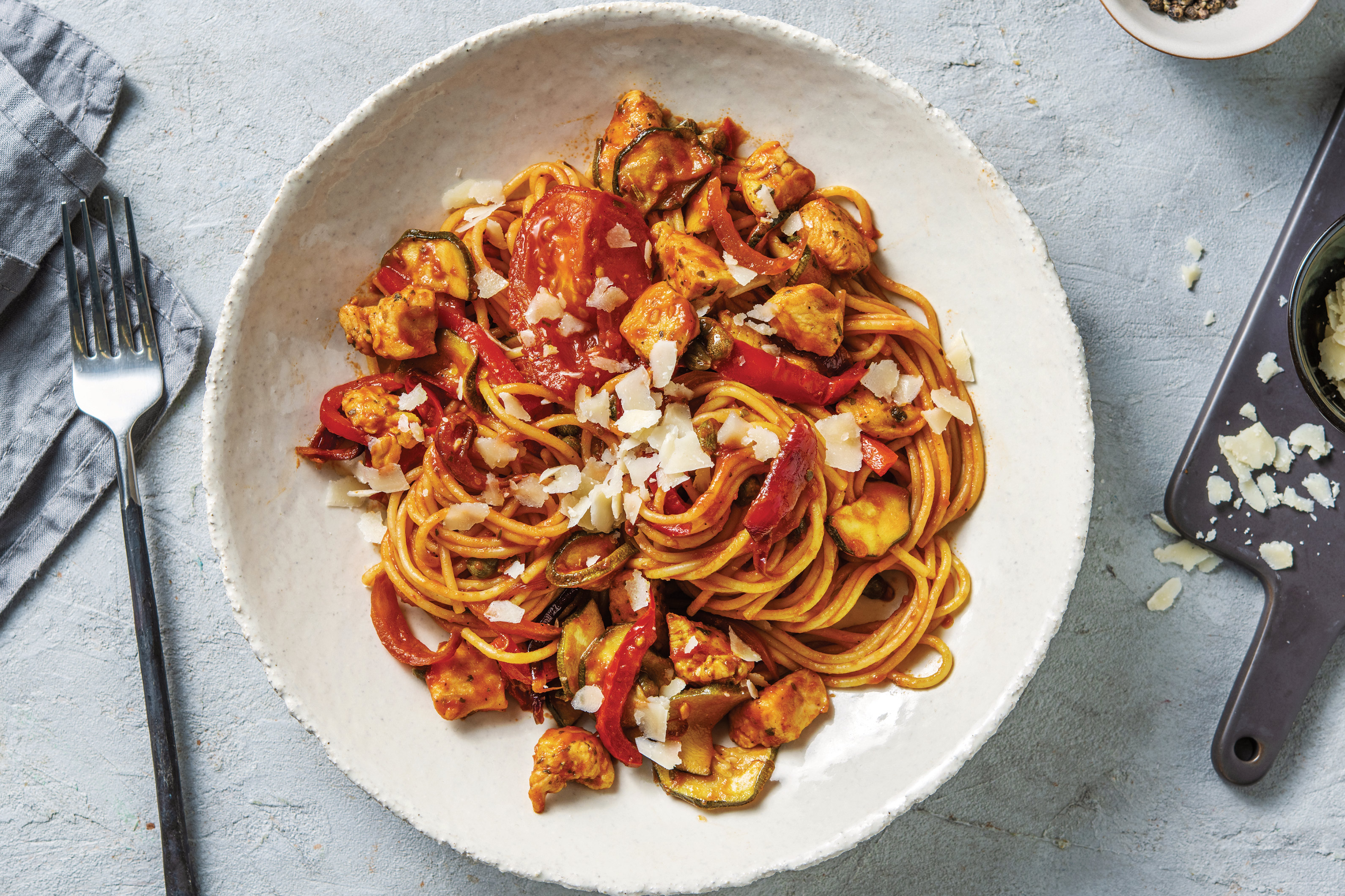 Sicilian Chicken Spaghetti Recipe | HelloFresh