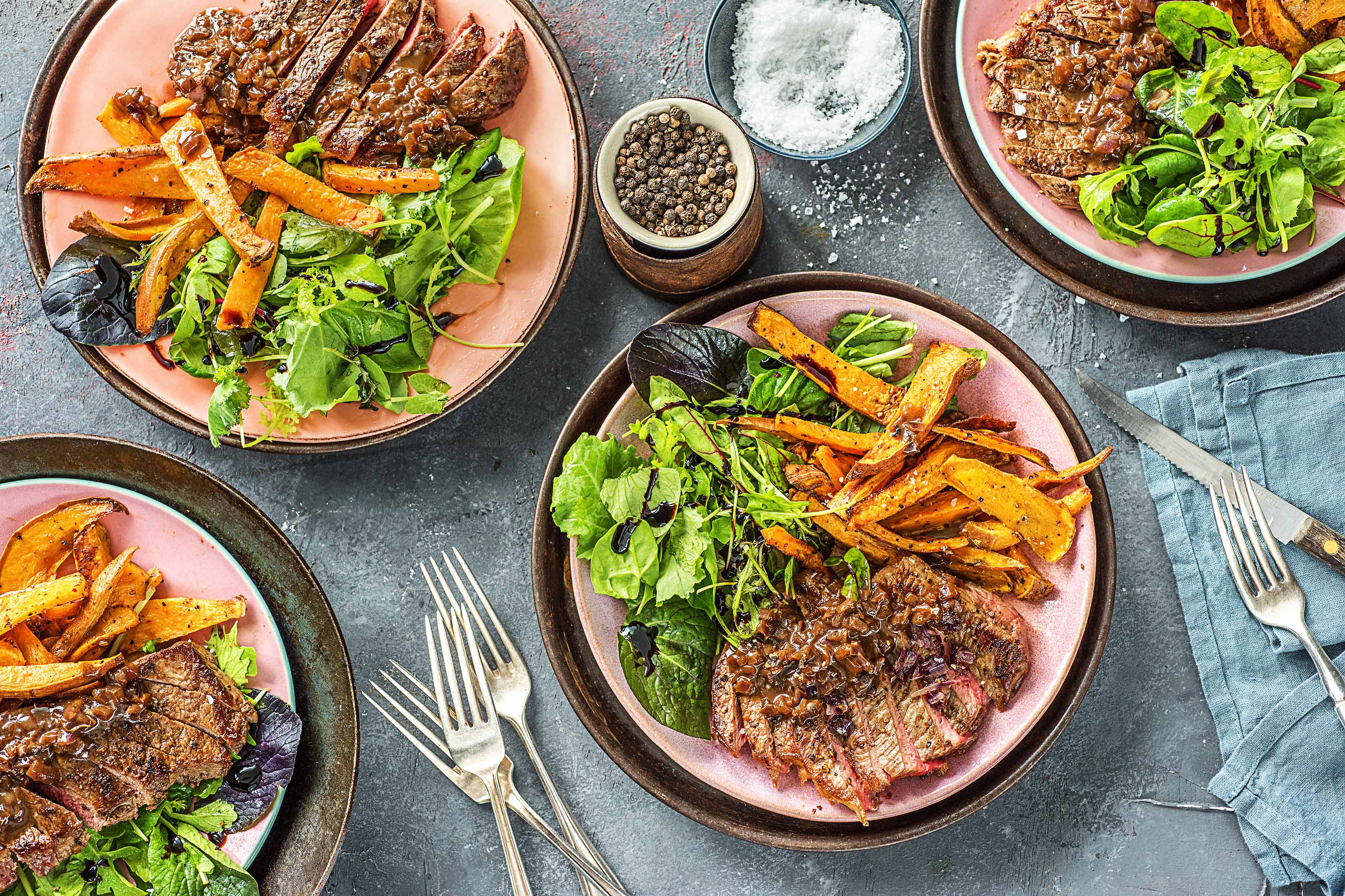 Sizzling Balsamic Steak Recipe HelloFresh