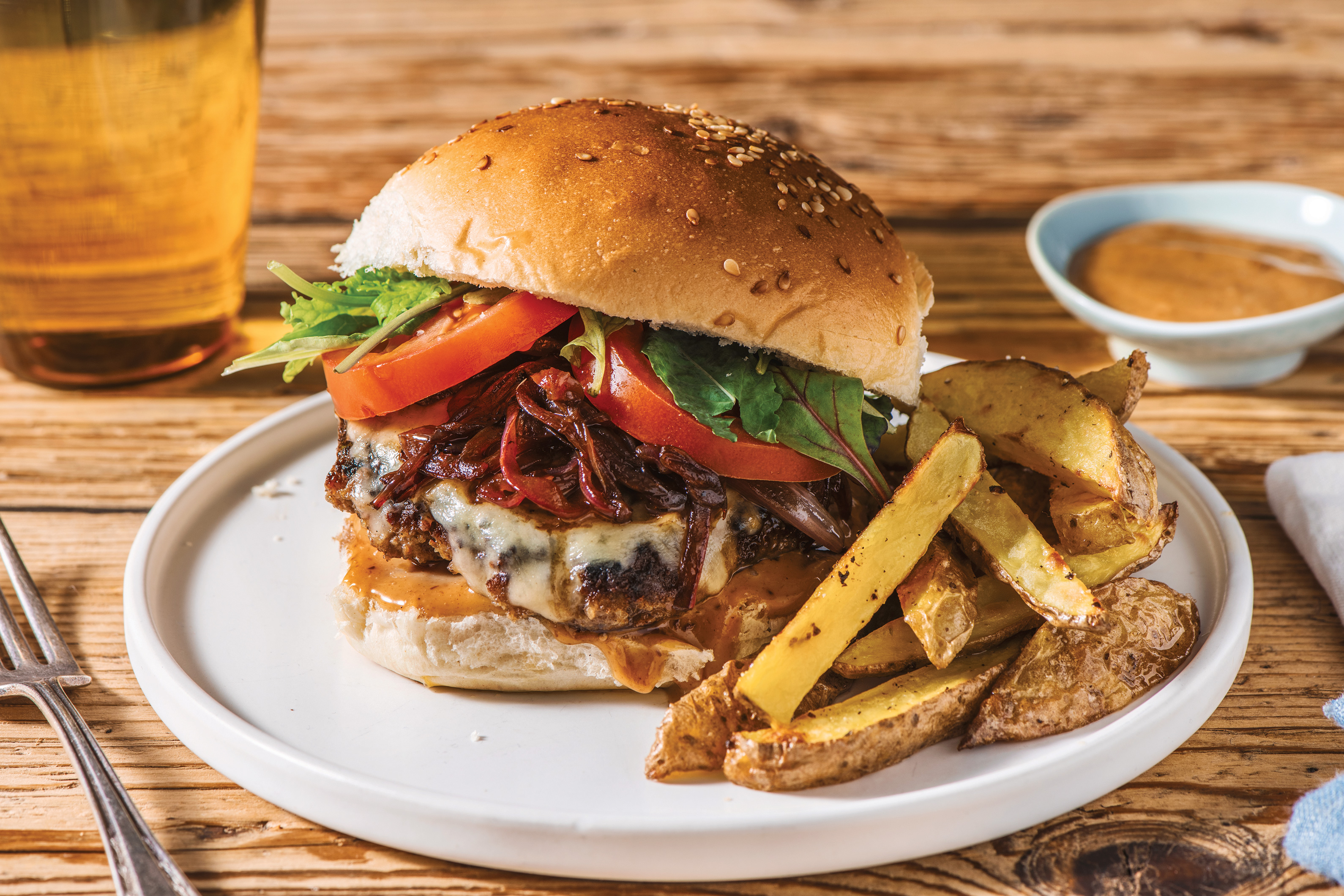 Smokey BBQ Beef Burger, Recipe