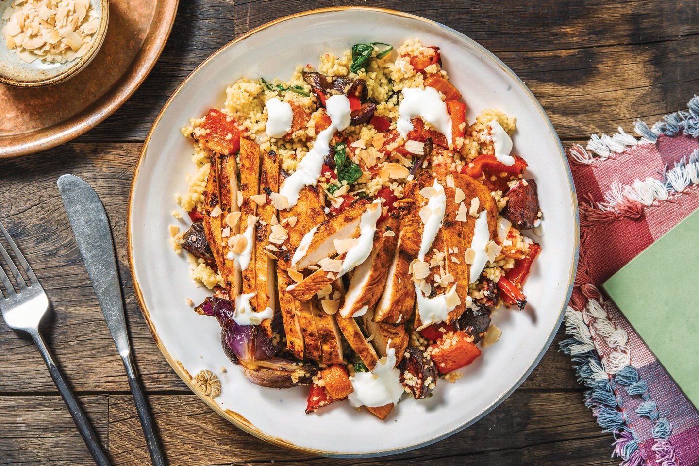 Portuguese Chicken & Roast Veggie Couscous Recipe HelloFresh