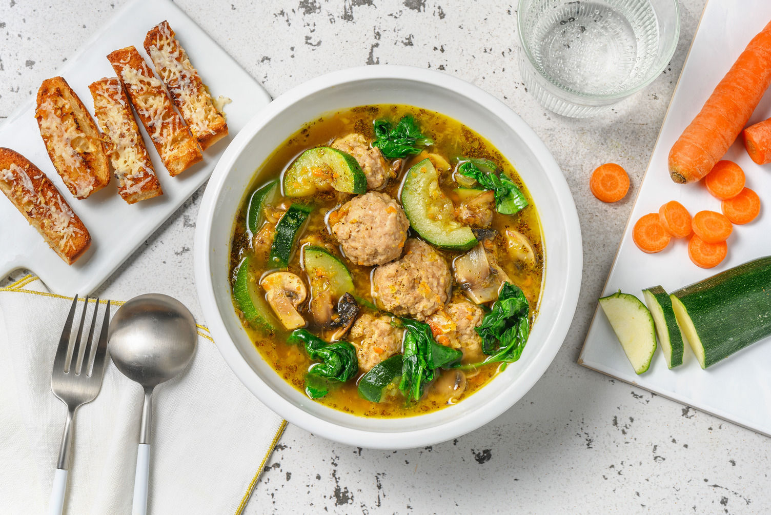 Smart Rustic Turkey Meatball Soup Recipe HelloFresh