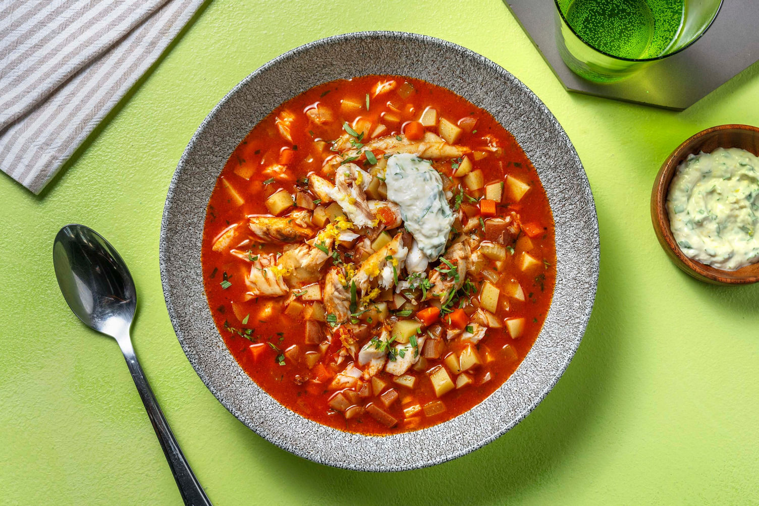 Soupe provençale du pêcheur Recette HelloFresh