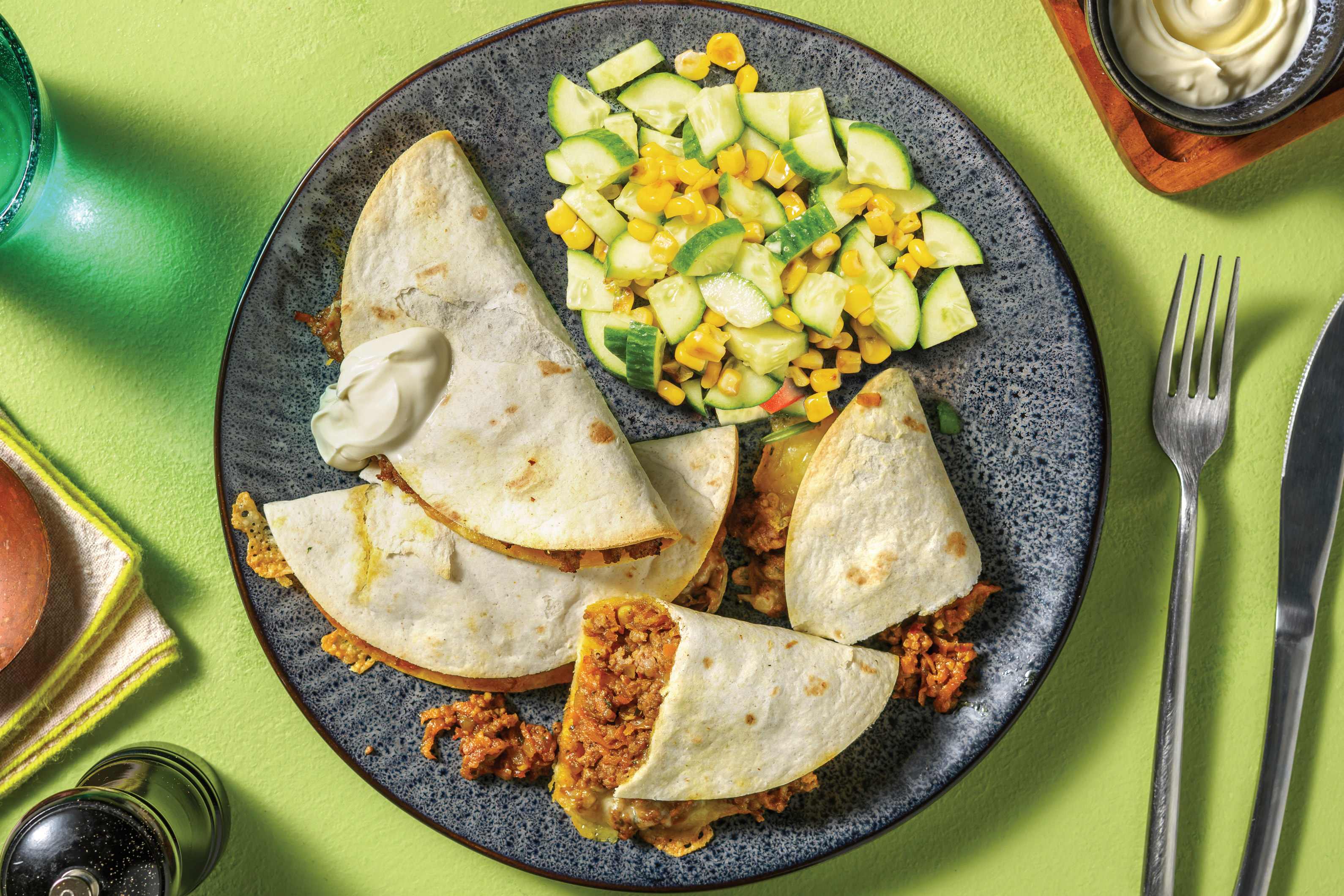 Easy Southern Pork Quesadillas Recipe HelloFresh